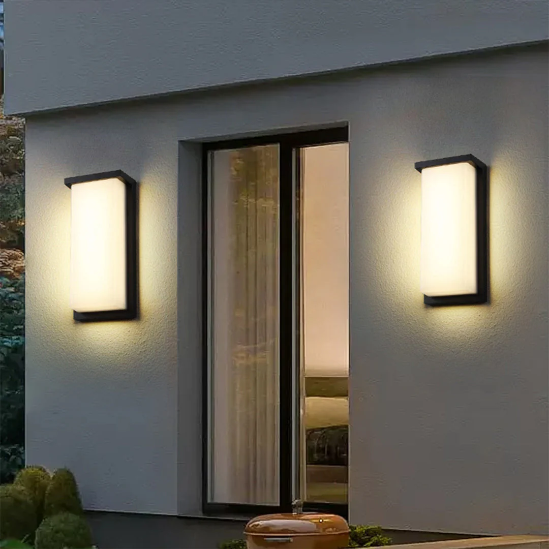 Heather LED Rectangular Die-Cast Outdoor Sconce - Image 8