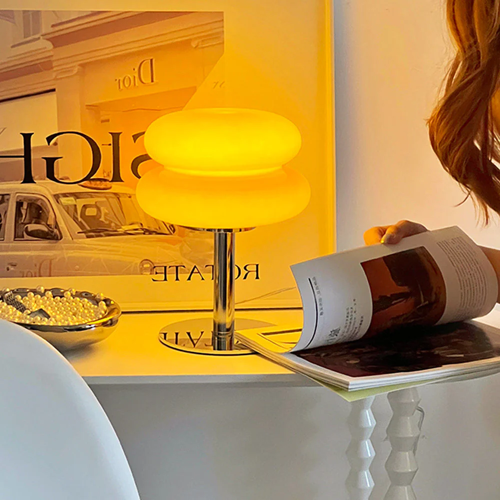 Hecho Modern Glass Table Lamp - Image 3