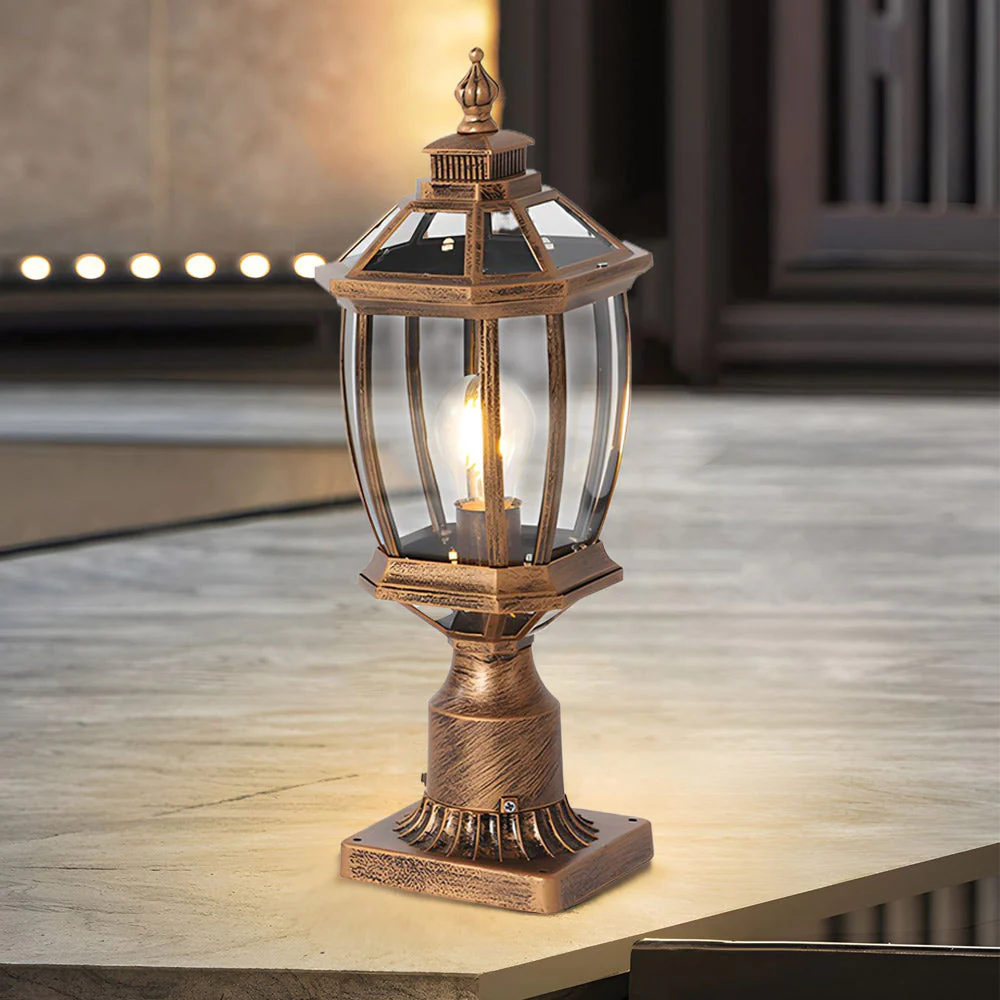 Herbert LED Column Outdoor Pillar Lights - Image 13