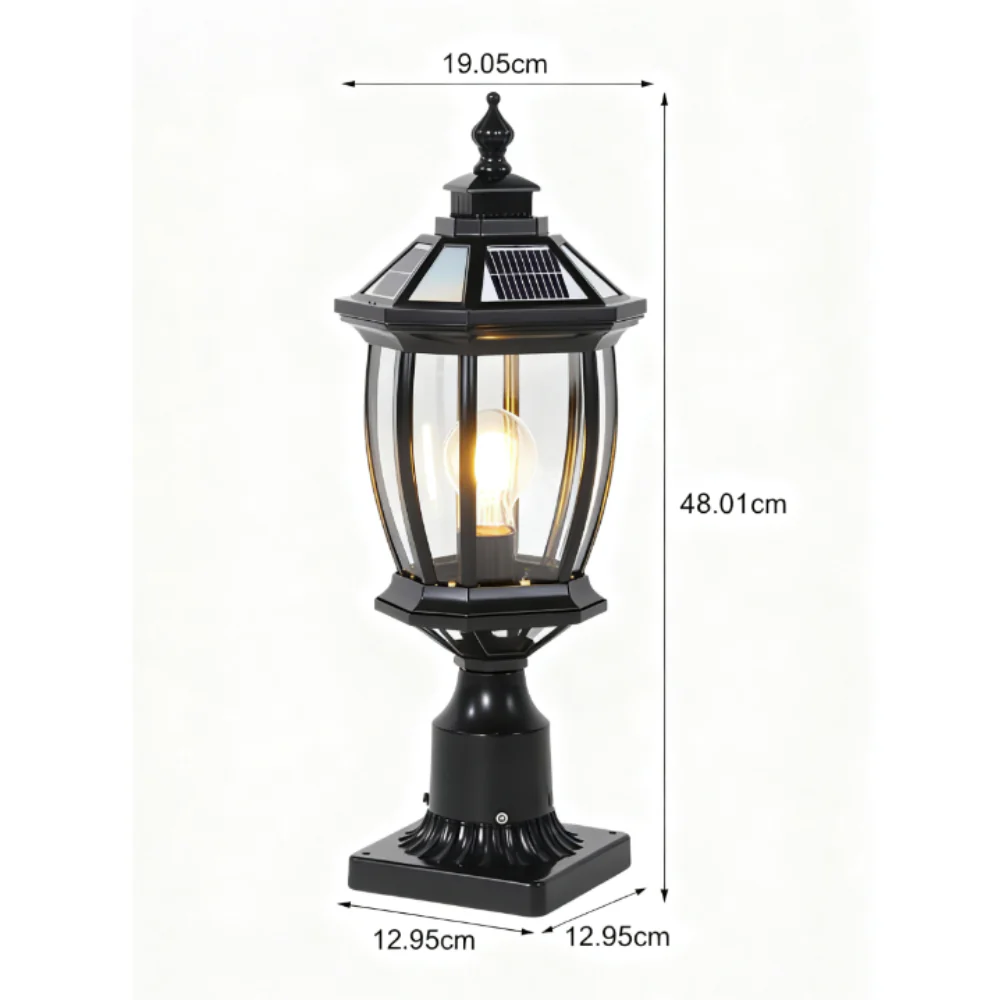 Herbert LED Column Outdoor Pillar Lights - Image 19