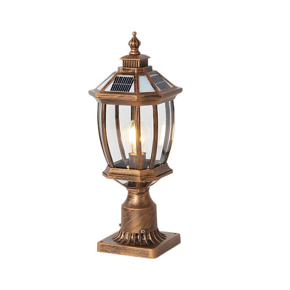 Herbert LED Column Outdoor Pillar Lights - Image 6