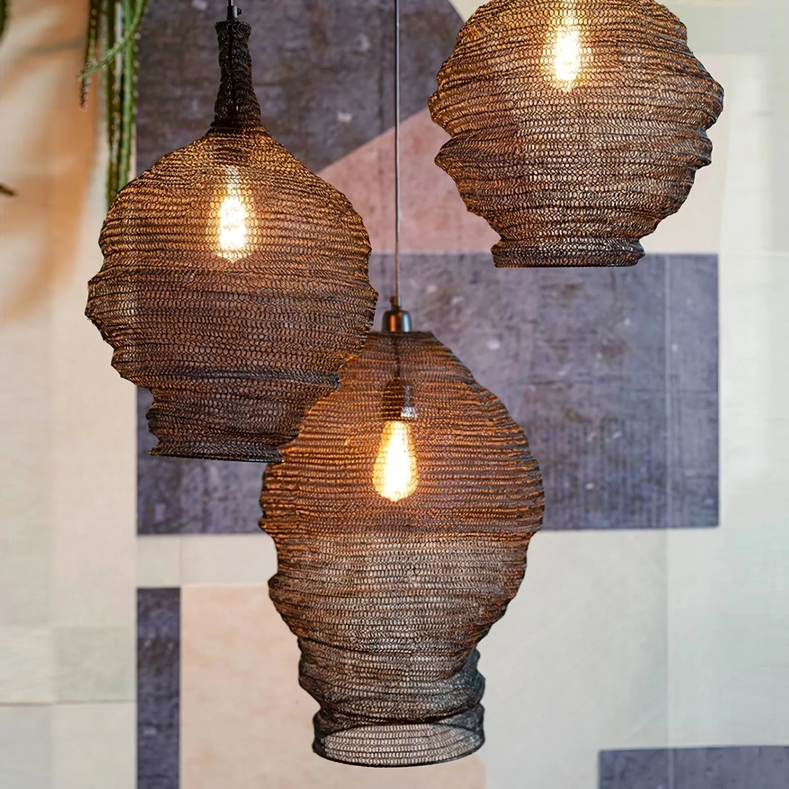 Hive Industrial Wire Pendant Lamps - Image 16