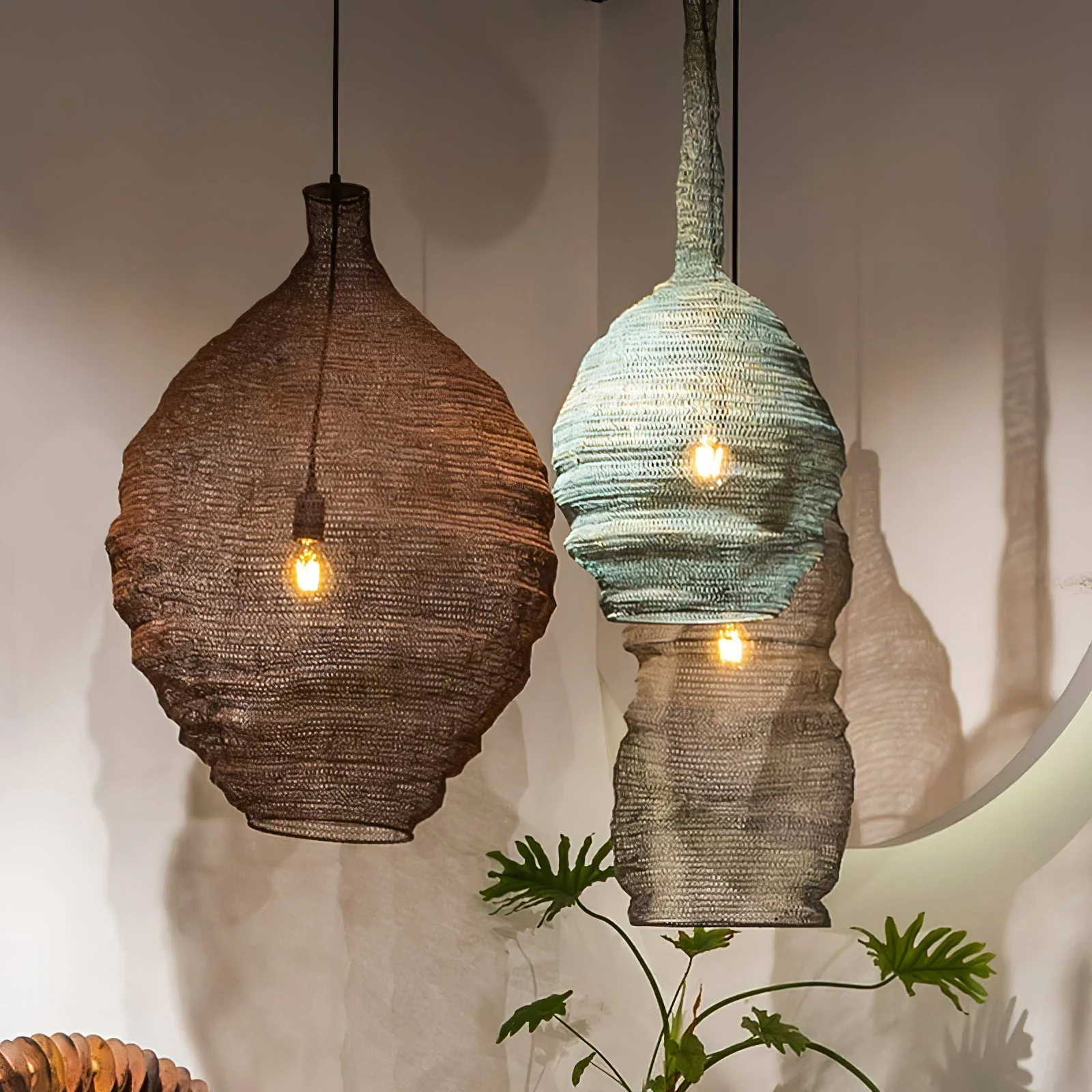 Hive Industrial Wire Pendant Lamps - Image 2
