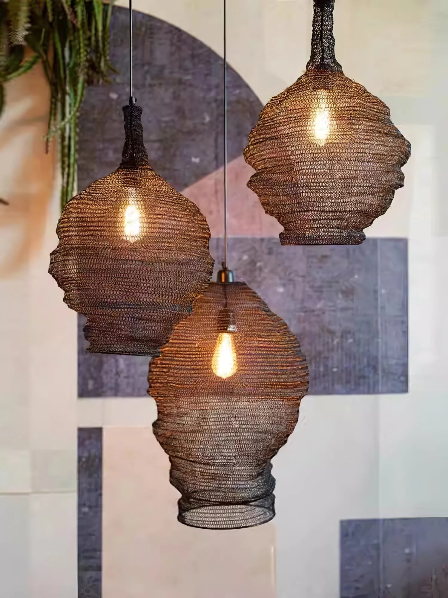 Hive Industrial Wire Pendant Lamps - Image 37