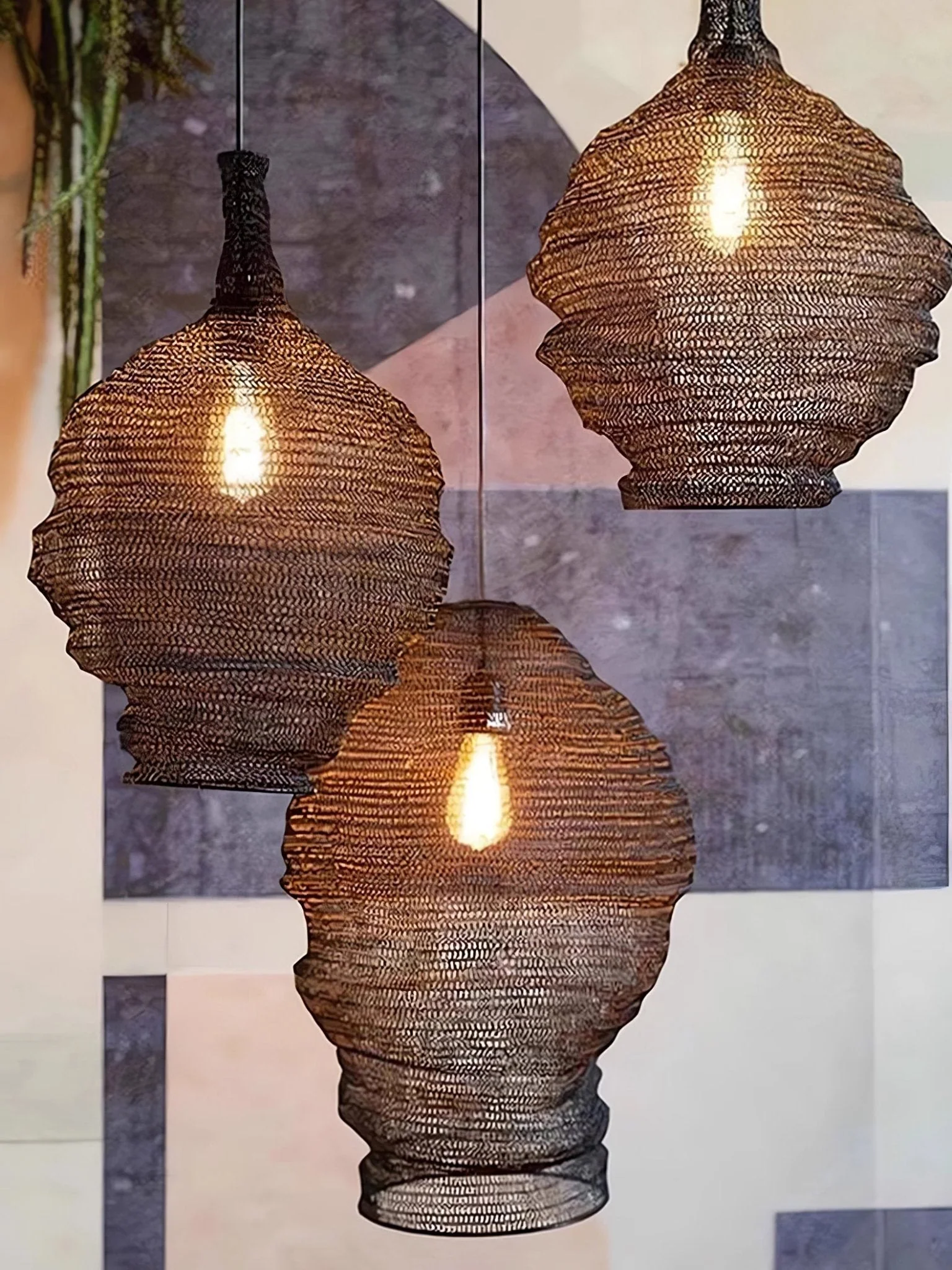 Hive Industrial Wire Pendant Lamps - Image 45
