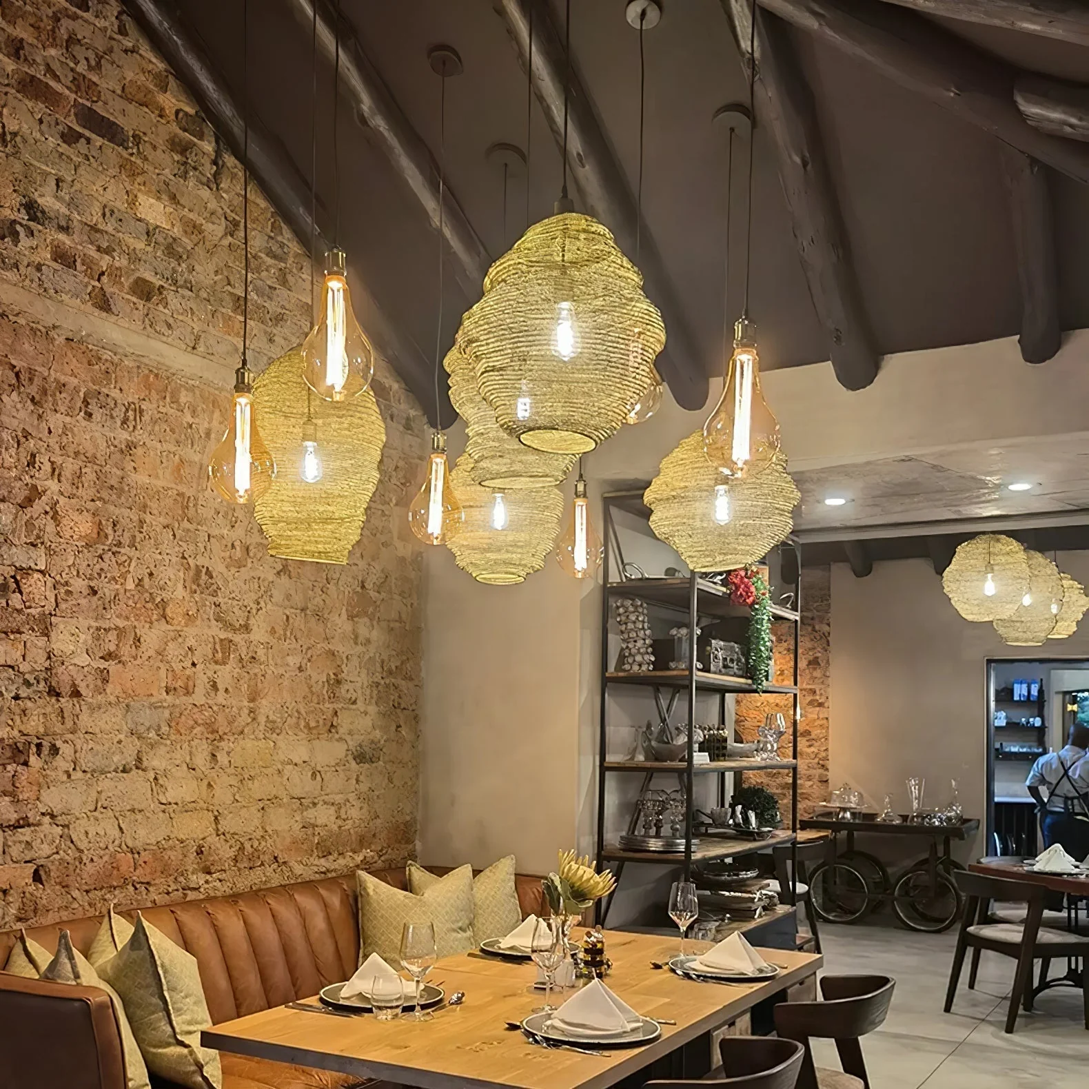 Hive Industrial Wire Pendant Lamps - Image 48