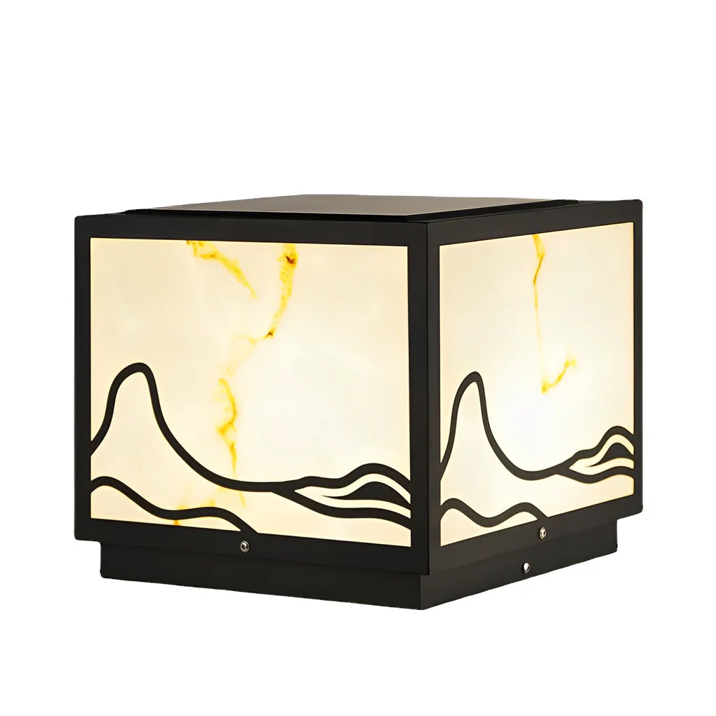 Holly Mountain Scenery Intelligent Post Caps Lights - Image 7