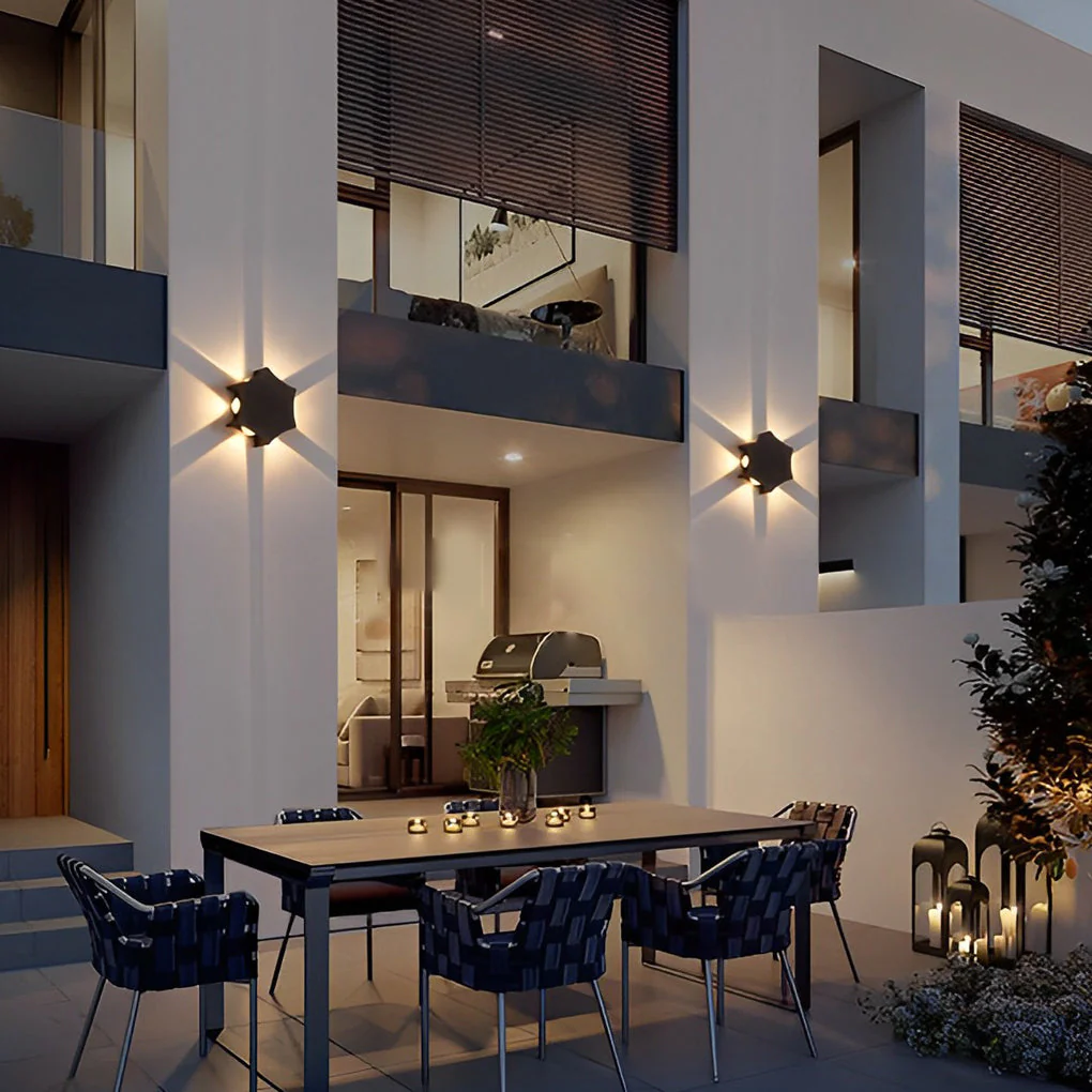 Honour Unique Four Way Outdoor Wall Light - Image 9