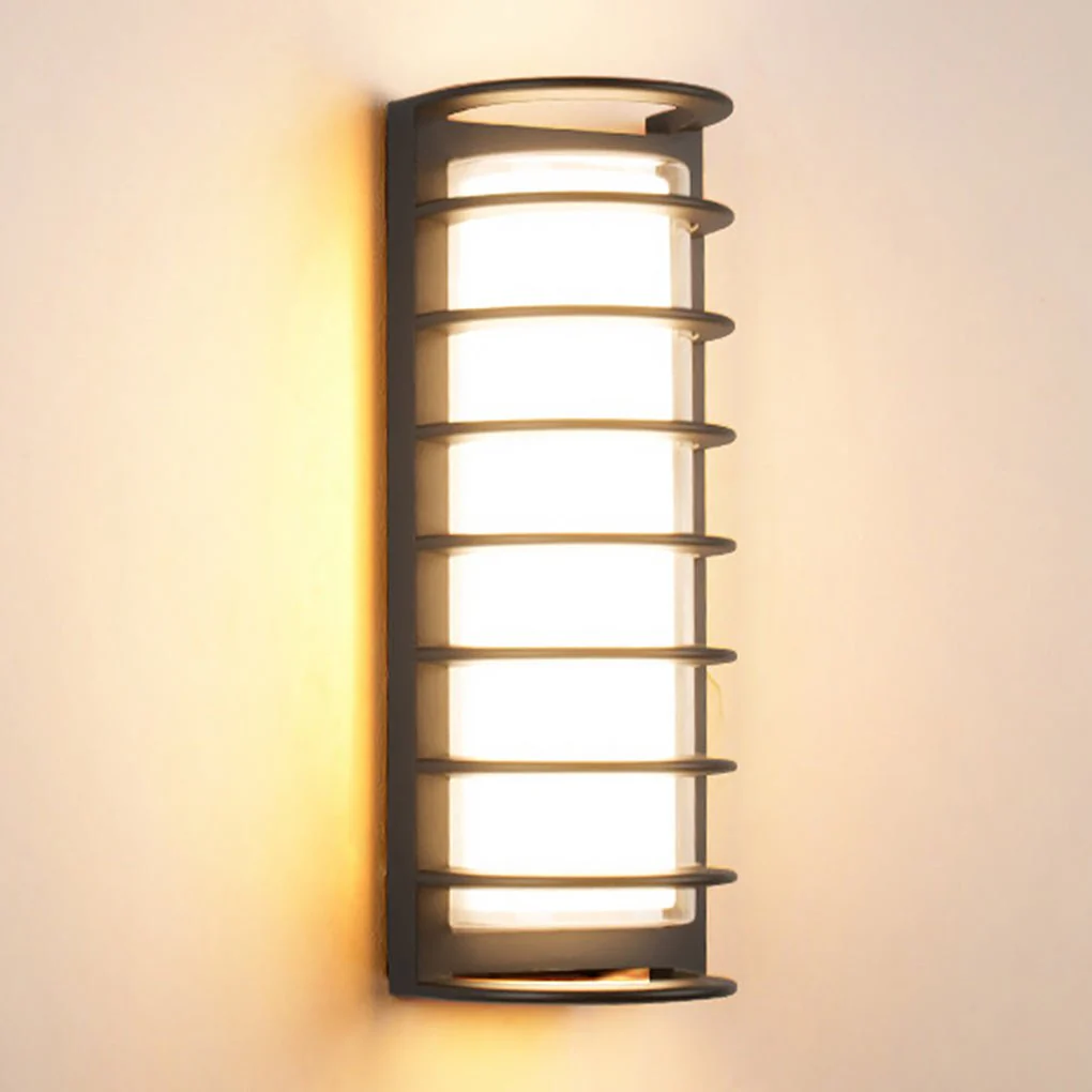 Idelle Double-layer Lampshade Gate Outdoor Wall Sconces - Image 13
