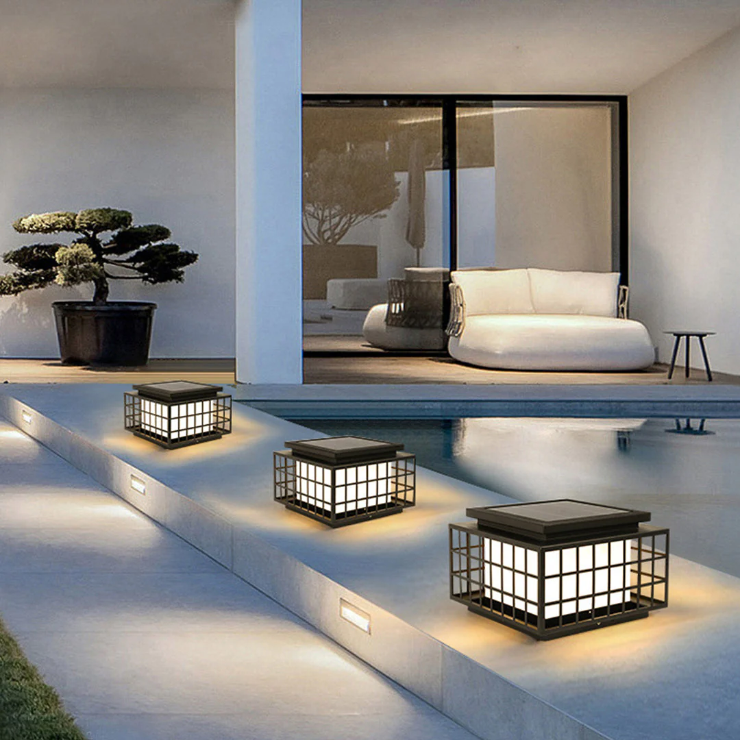 Igor Modern Stainless Steel Outdoor Pillar Lights - Image 17
