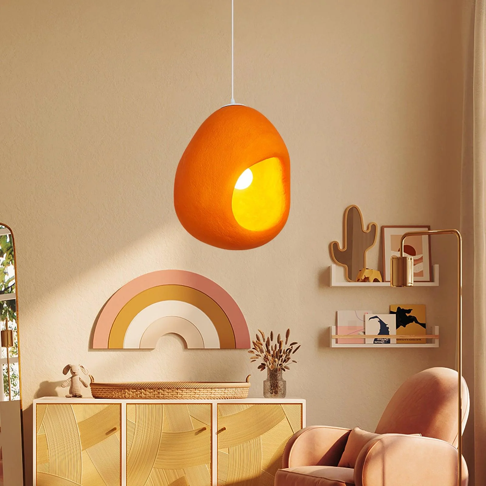 Ilcaryra Modern Minimalist Art Plastic Pendant Light - Image 12