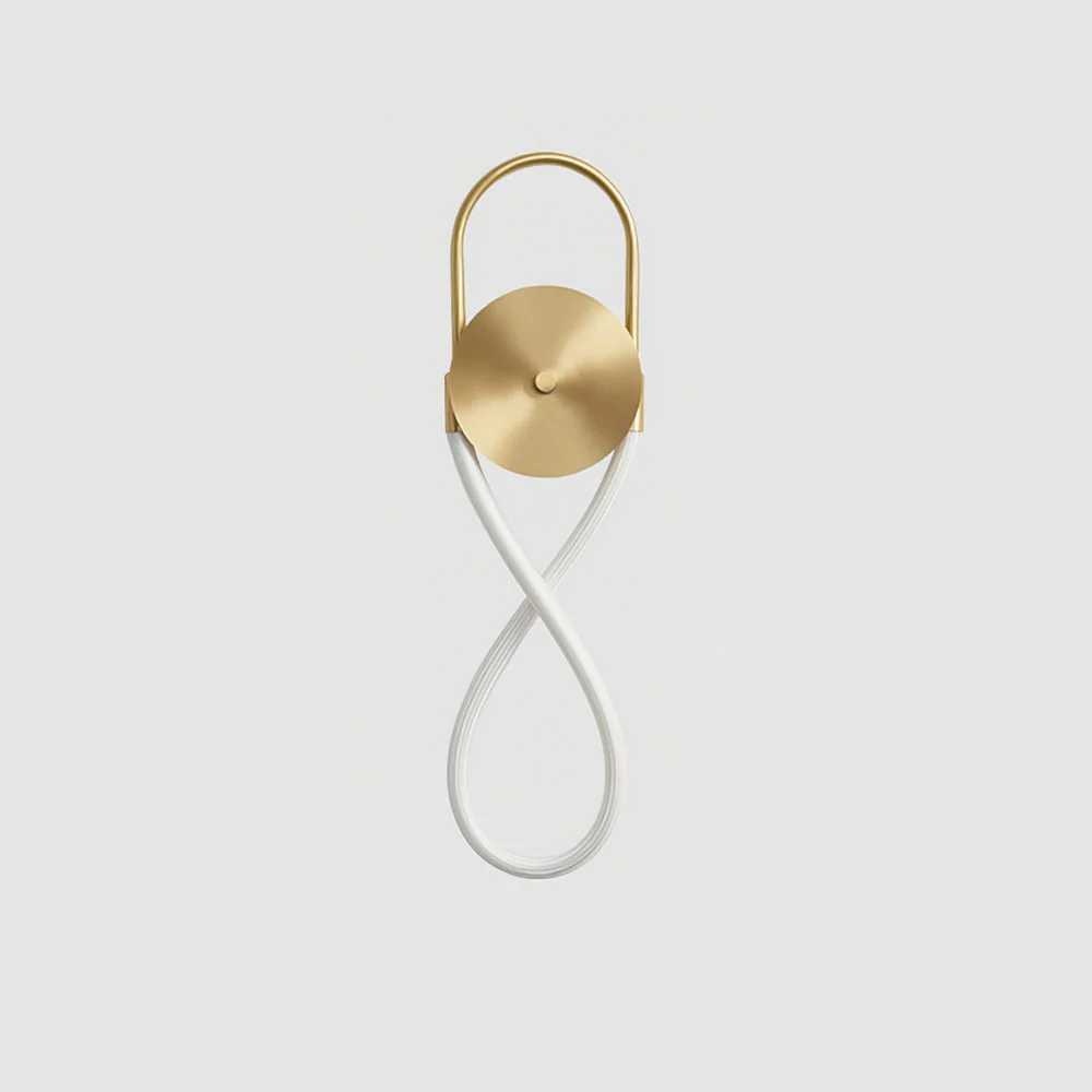 Ilirel Art Necklace Loop Brass Wall Lamp - Image 5