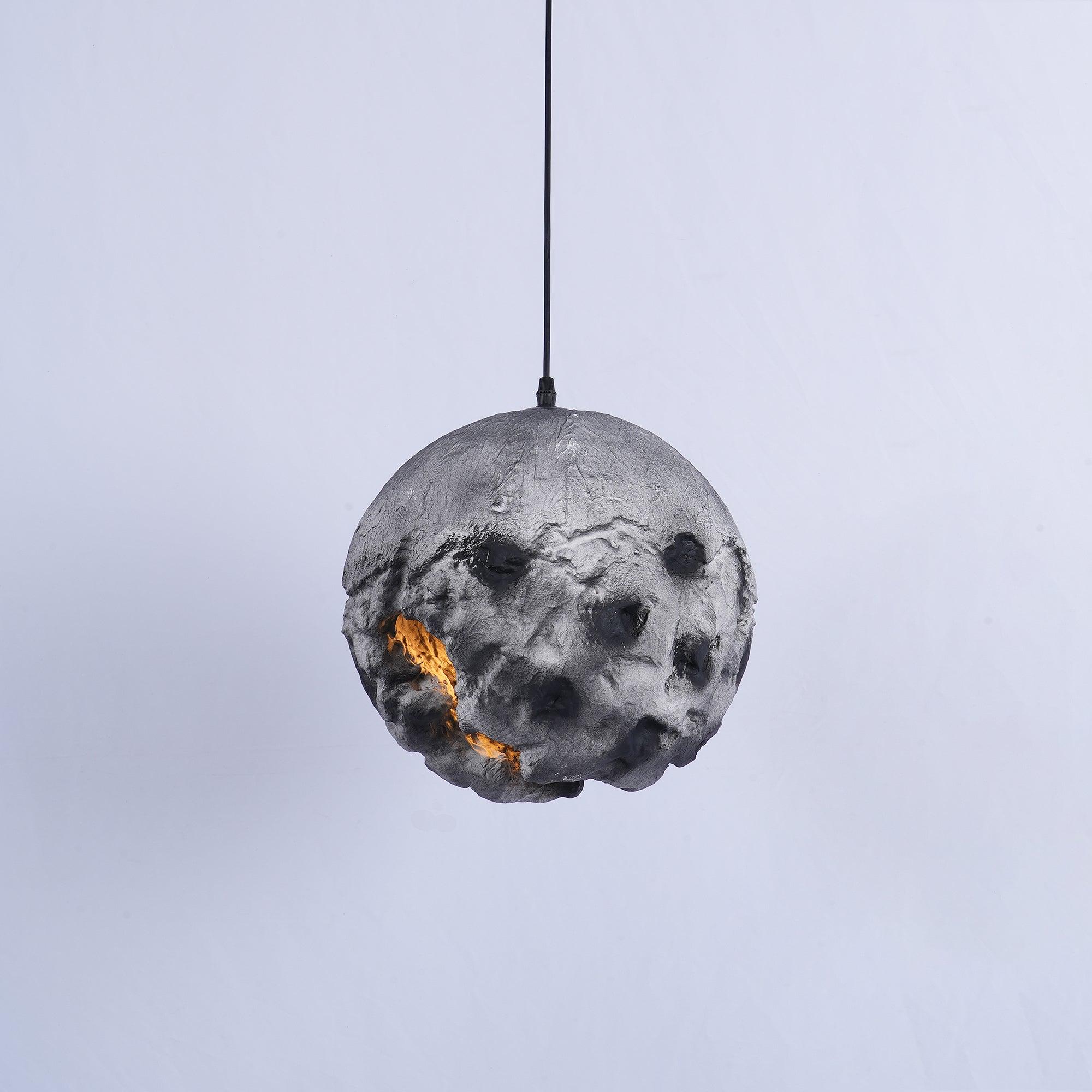 Ilphaara Irregular Planet Plastic Pendant Lamp - Image 6