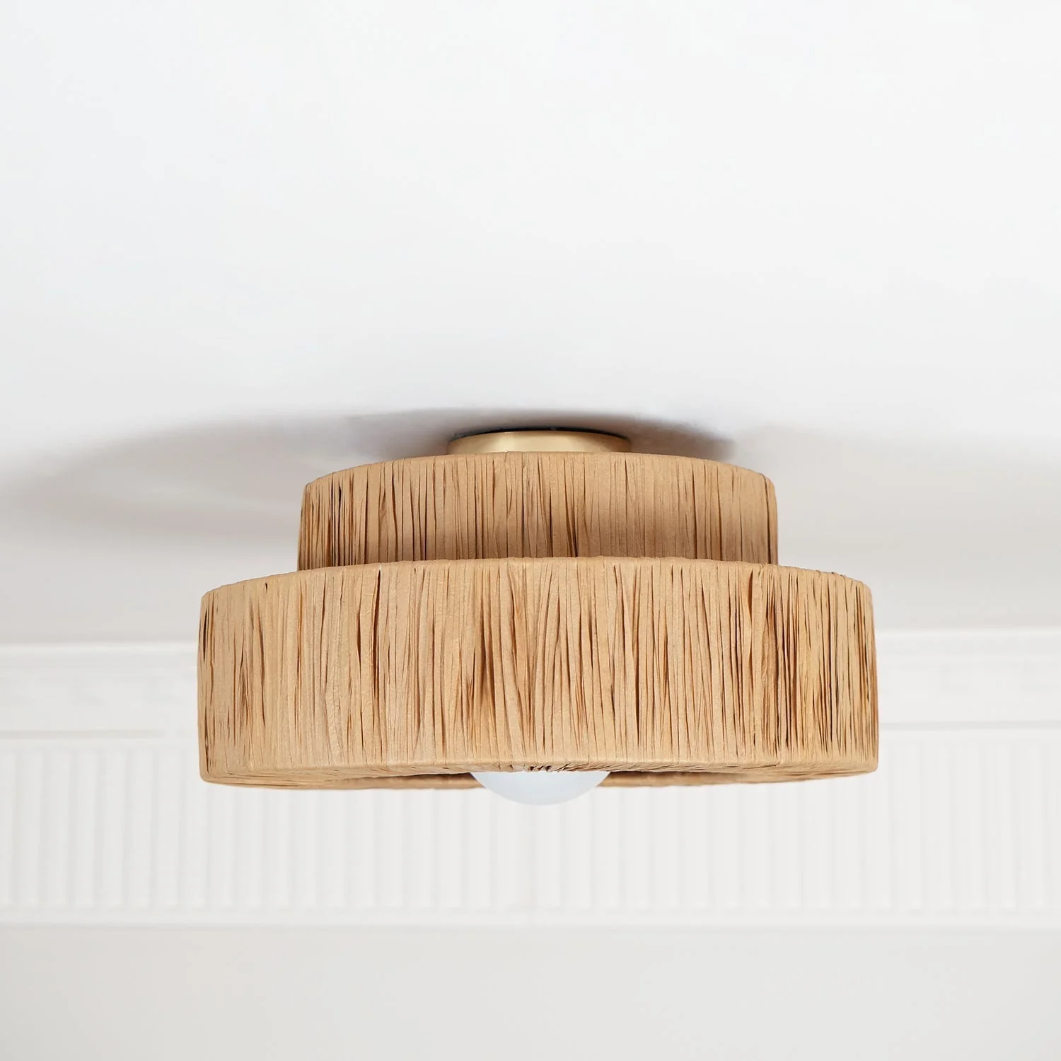 Ilthean Natural Straw Art Ceiling Lamp - Image 10