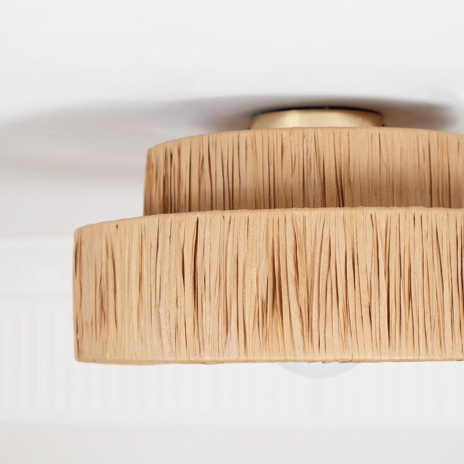 Ilthean Natural Straw Art Ceiling Lamp - Image 13