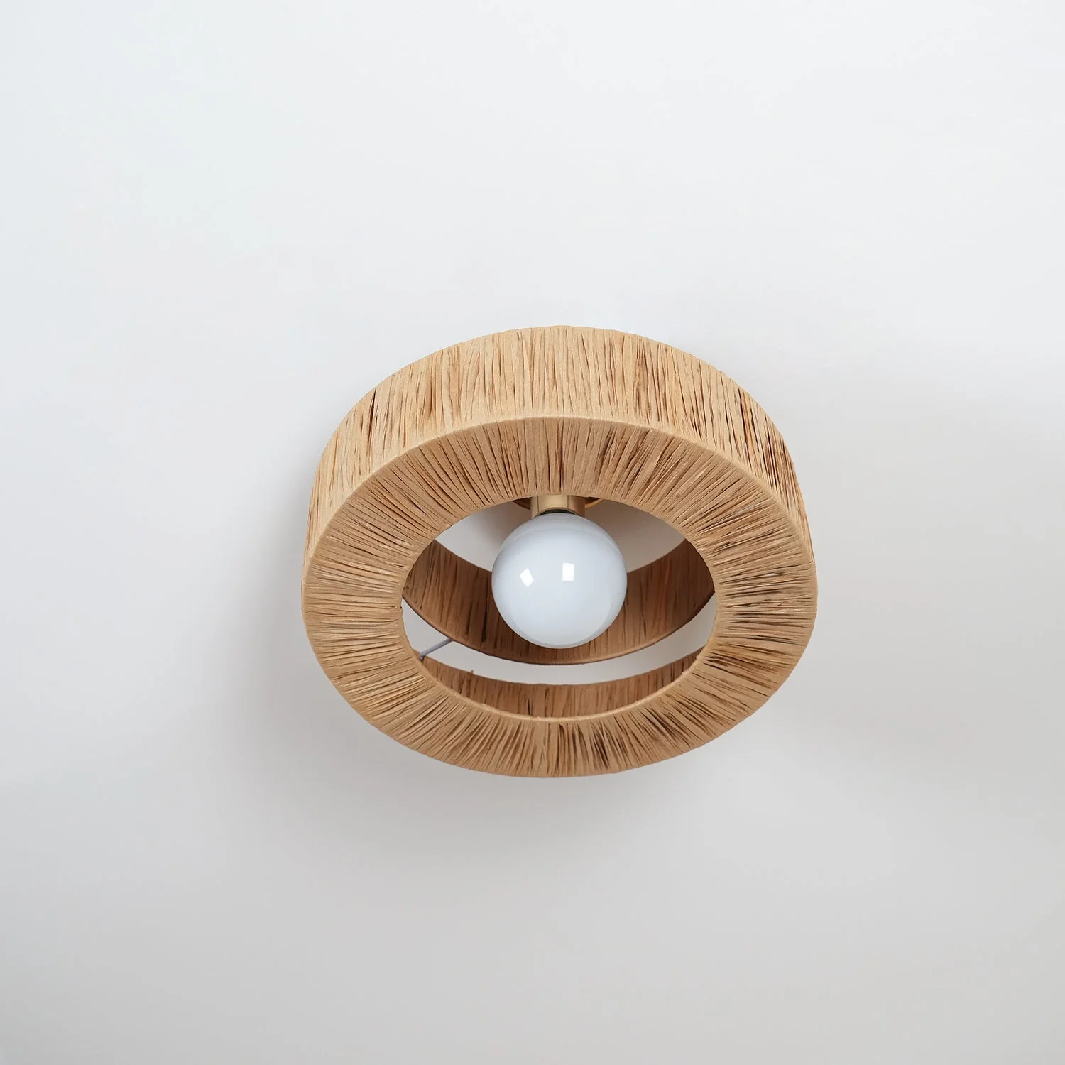 Ilthean Natural Straw Art Ceiling Lamp - Image 14