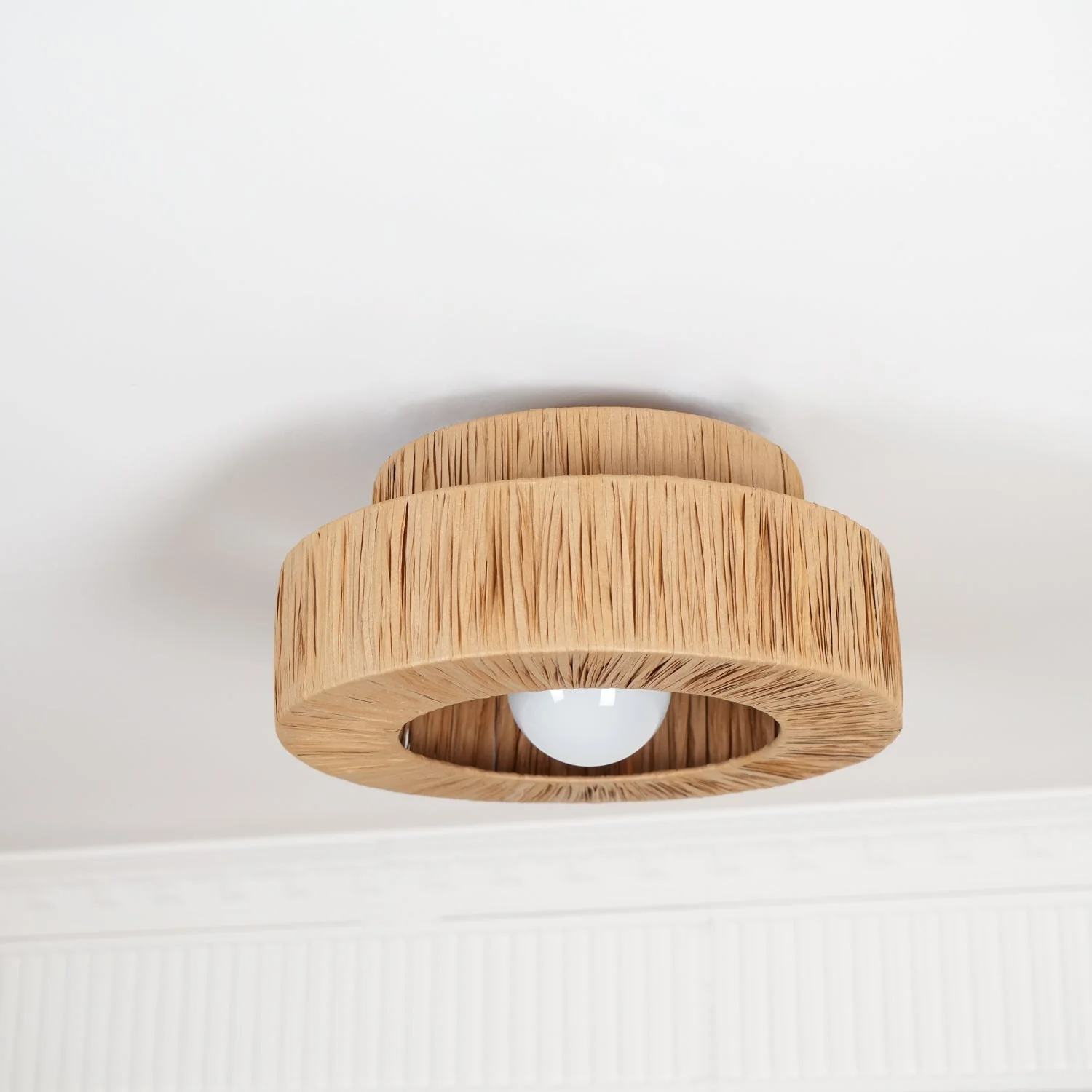Ilthean Natural Straw Art Ceiling Lamp - Image 15