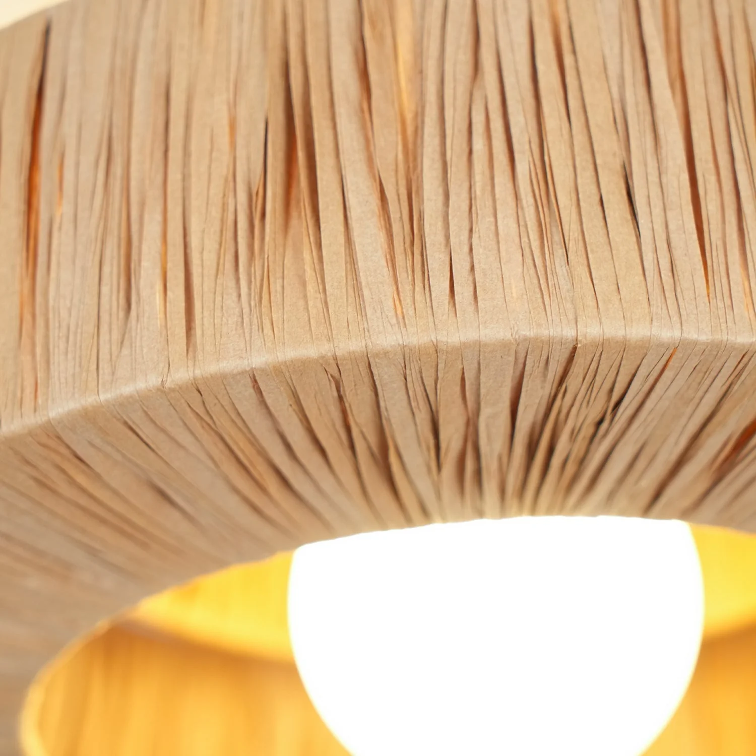 Ilthean Natural Straw Art Ceiling Lamp - Image 17