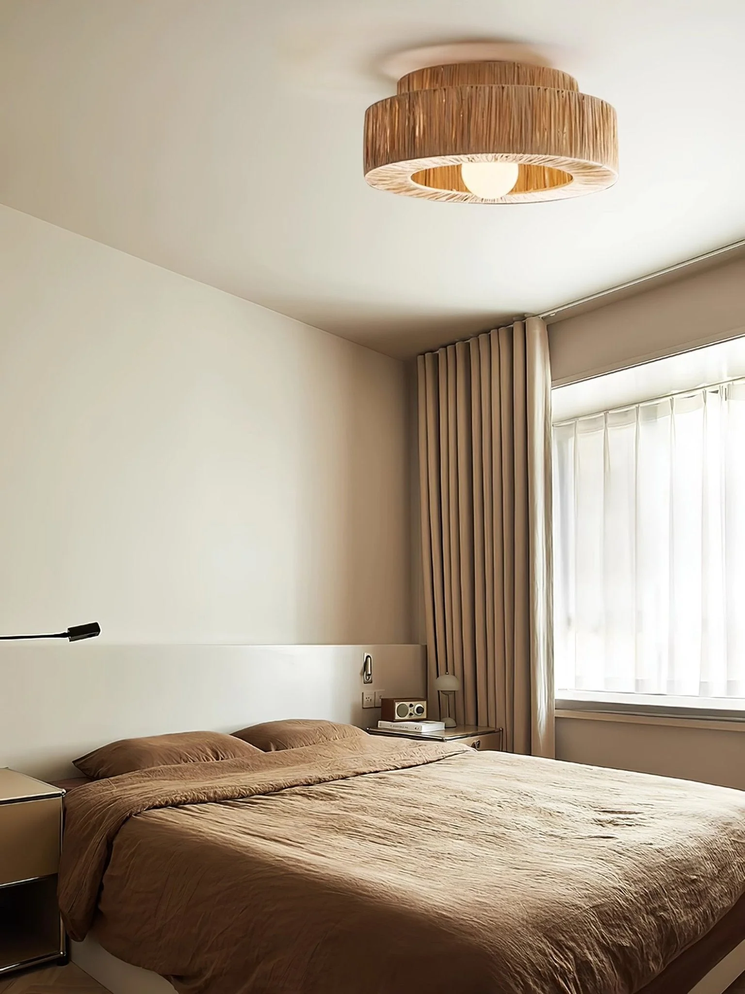 Ilthean Natural Straw Art Ceiling Lamp - Image 22