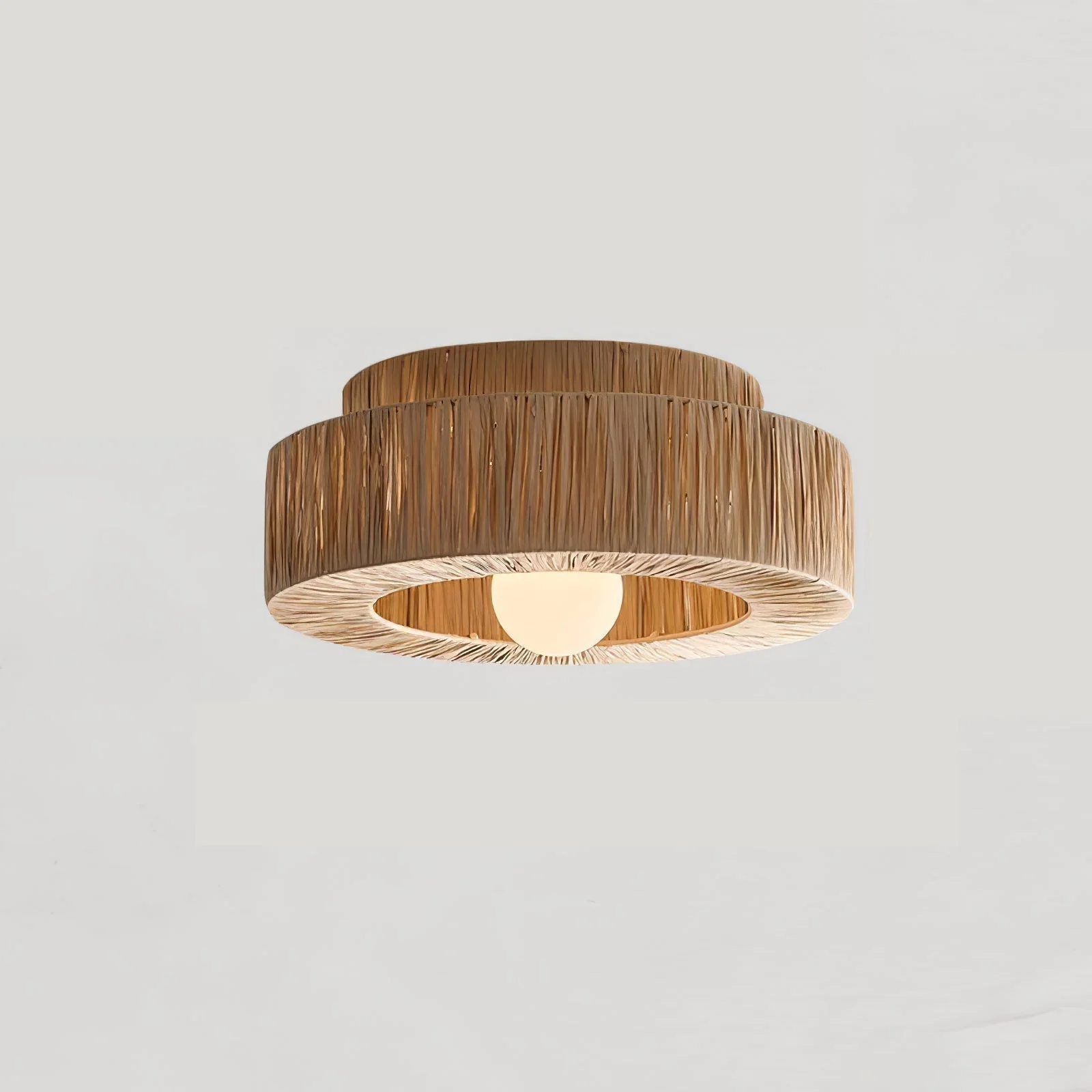 Ilthean Natural Straw Art Ceiling Lamp - Image 31