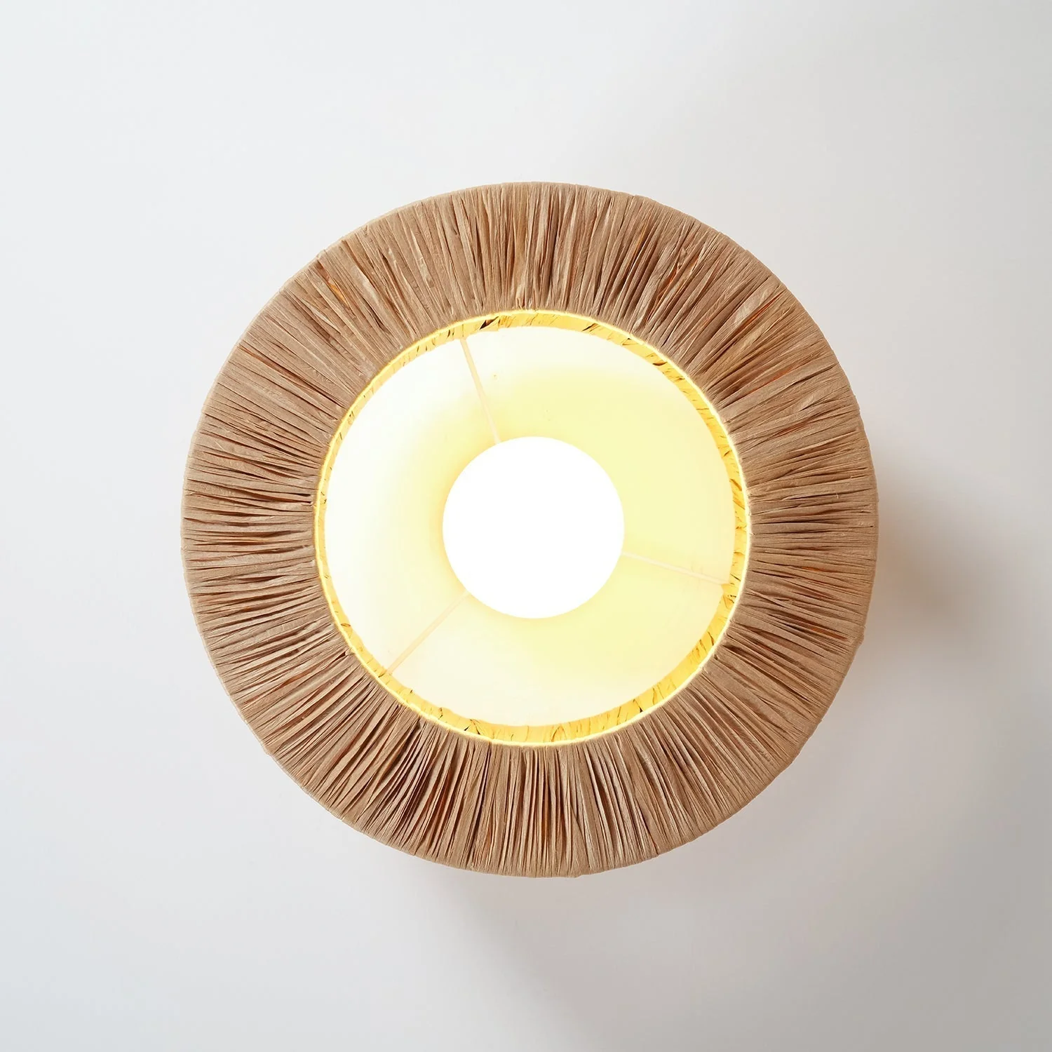 Ilthean Natural Straw Art Ceiling Lamp - Image 7