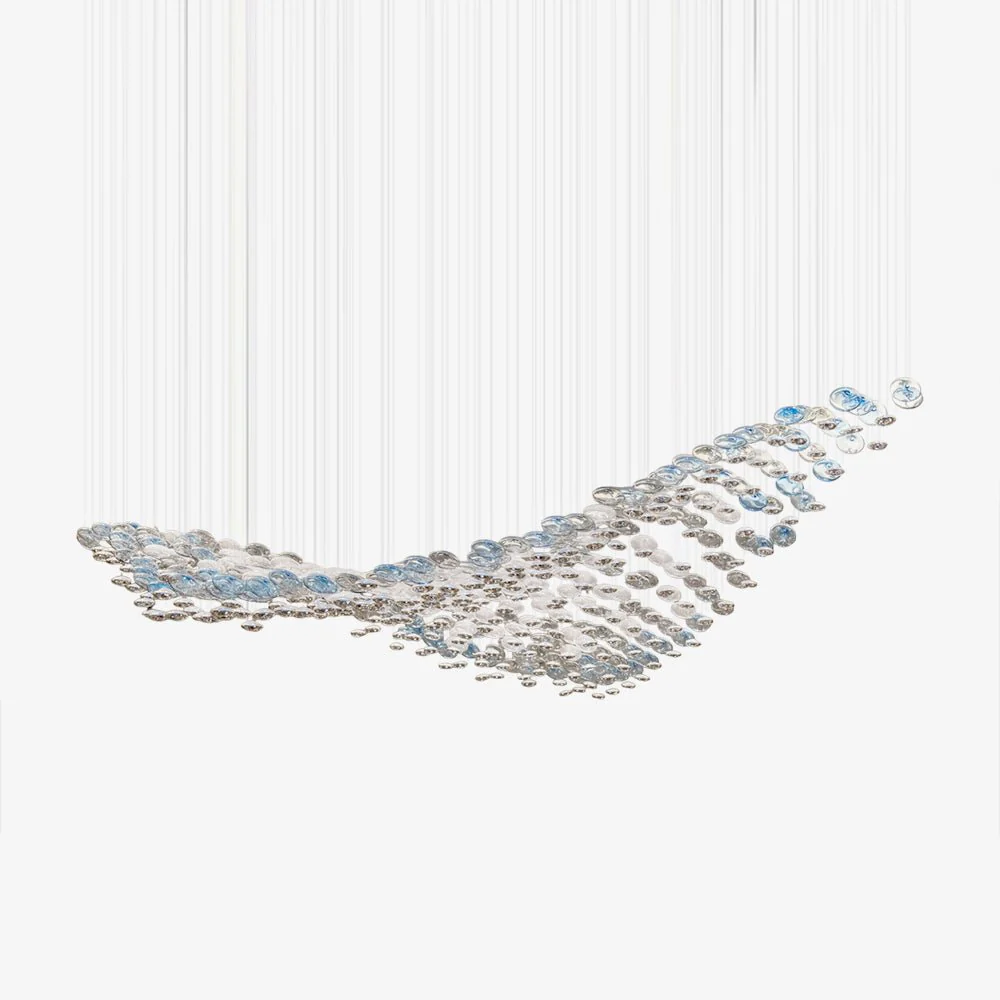 Ilvyniel Crystal Wave Chandelier