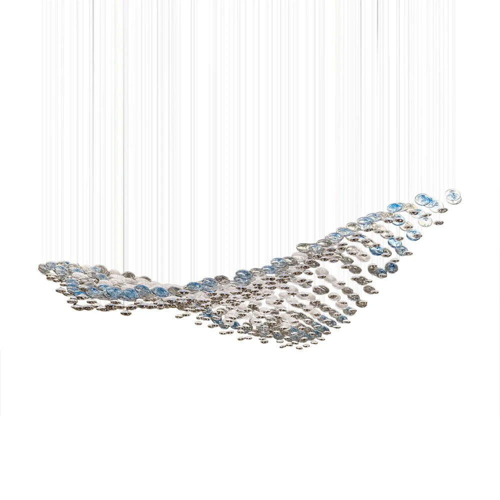 Ilvyniel Crystal Wave Chandelier - Image 3