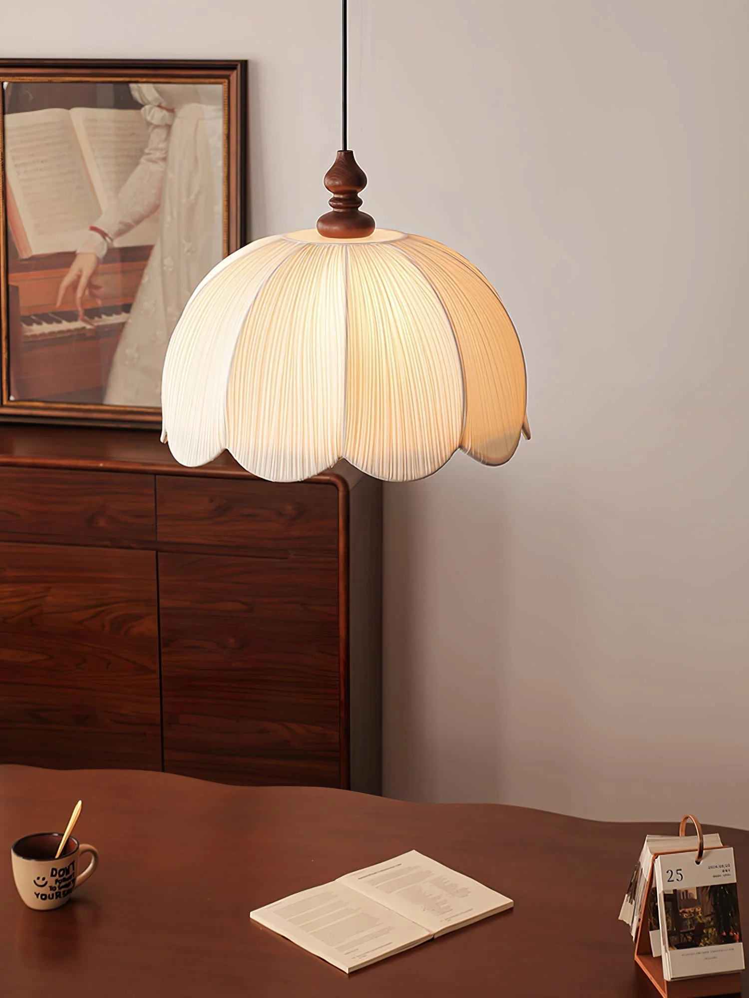 Imiraril Tropical Fabric Pendant Light - Image 4