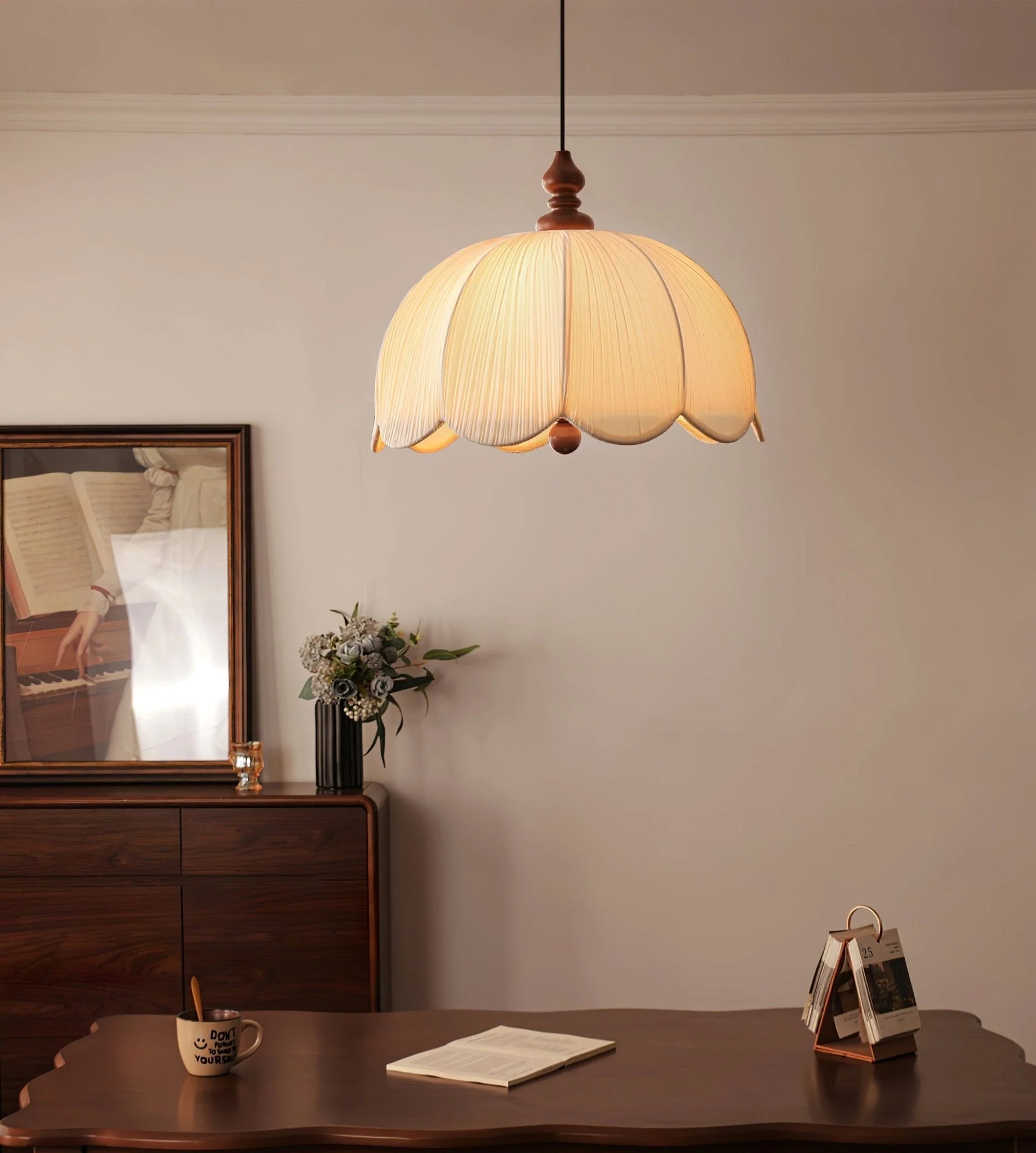 Imiraril Tropical Fabric Pendant Light - Image 7