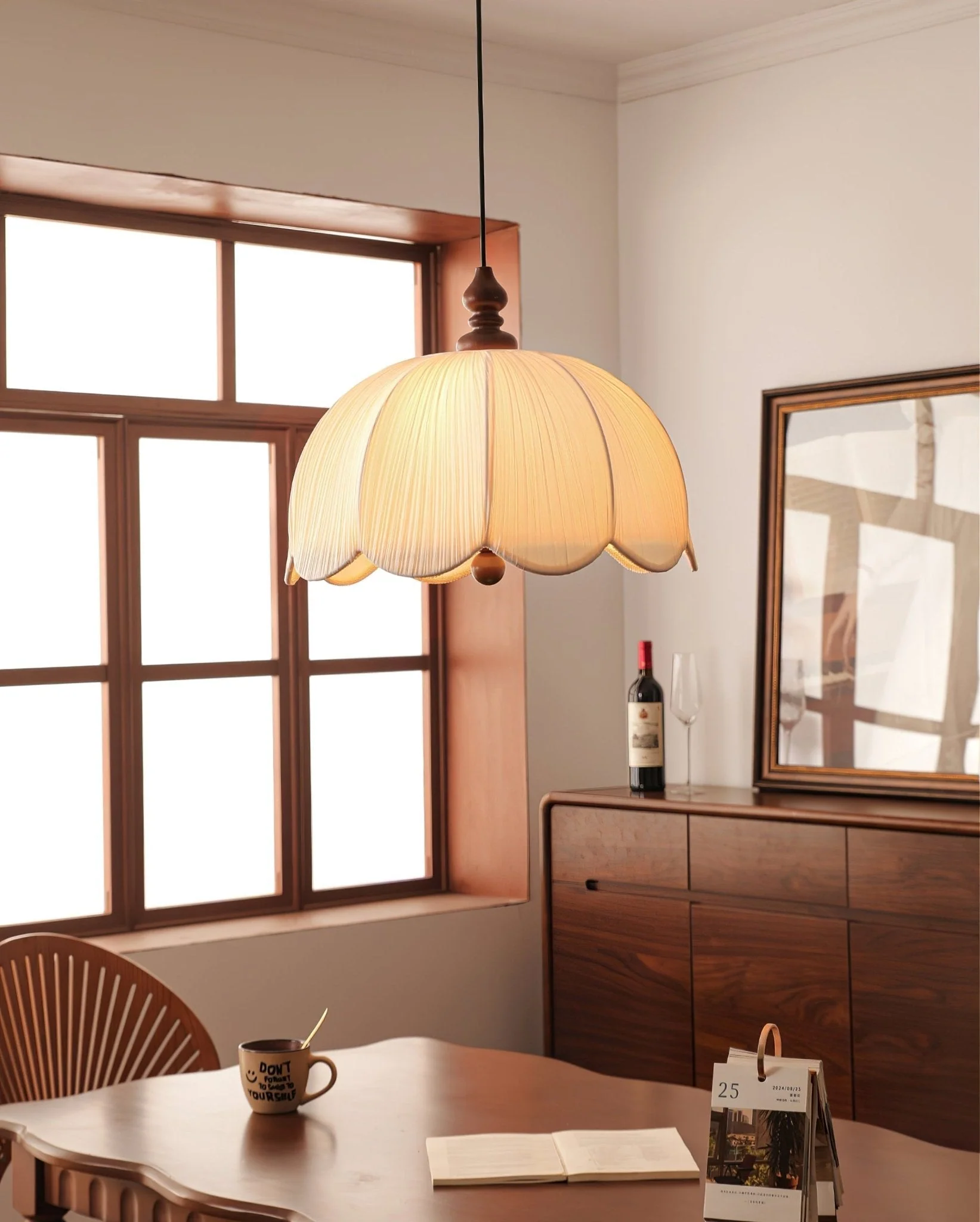 Imiraril Tropical Fabric Pendant Light - Image 9