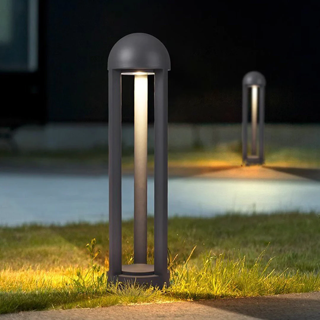 Industrious Modern Minimalist Outdoor Pole Lights - Image 3