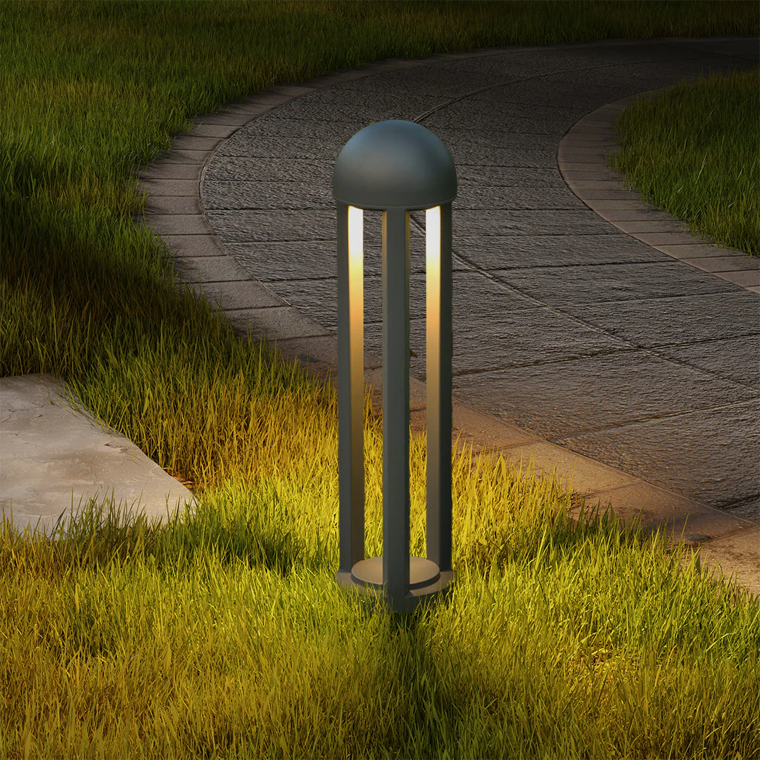 Industrious Modern Minimalist Outdoor Pole Lights - Image 4