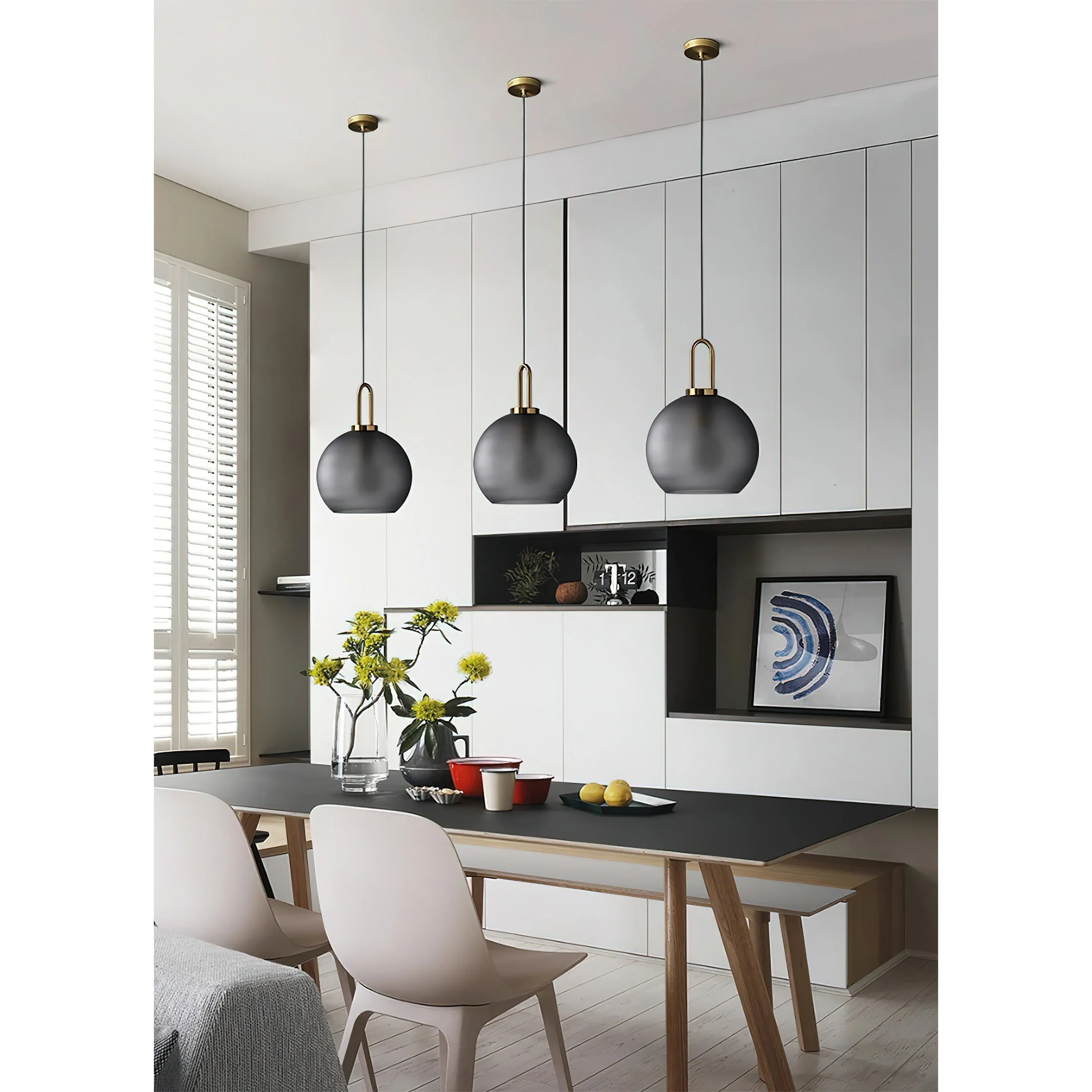 Iona Contemporary Glass Pendant Light - Image 11