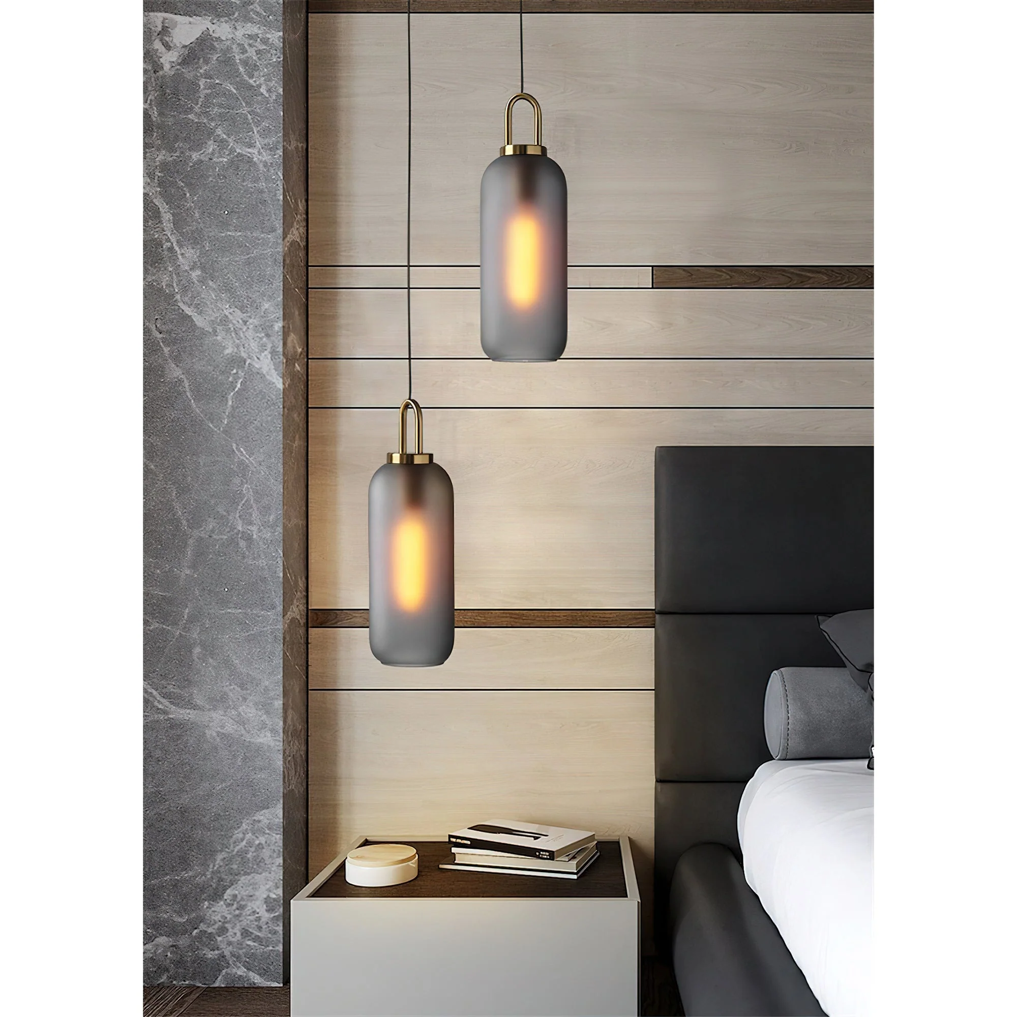 Iona Contemporary Glass Pendant Light - Image 12