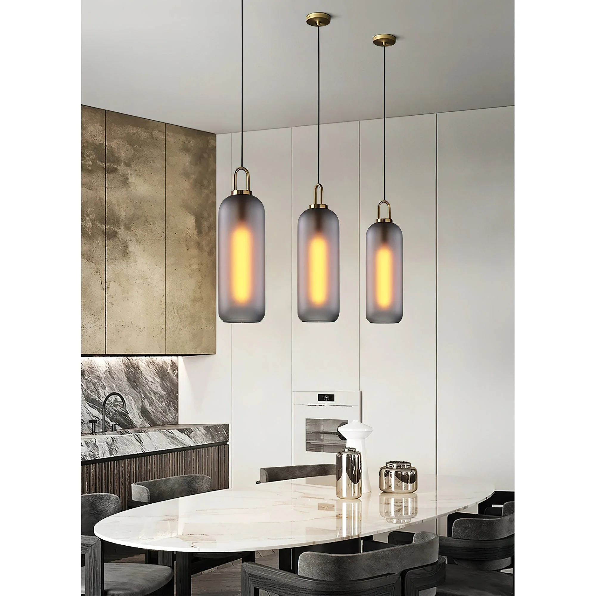 Iona Contemporary Glass Pendant Light - Image 20