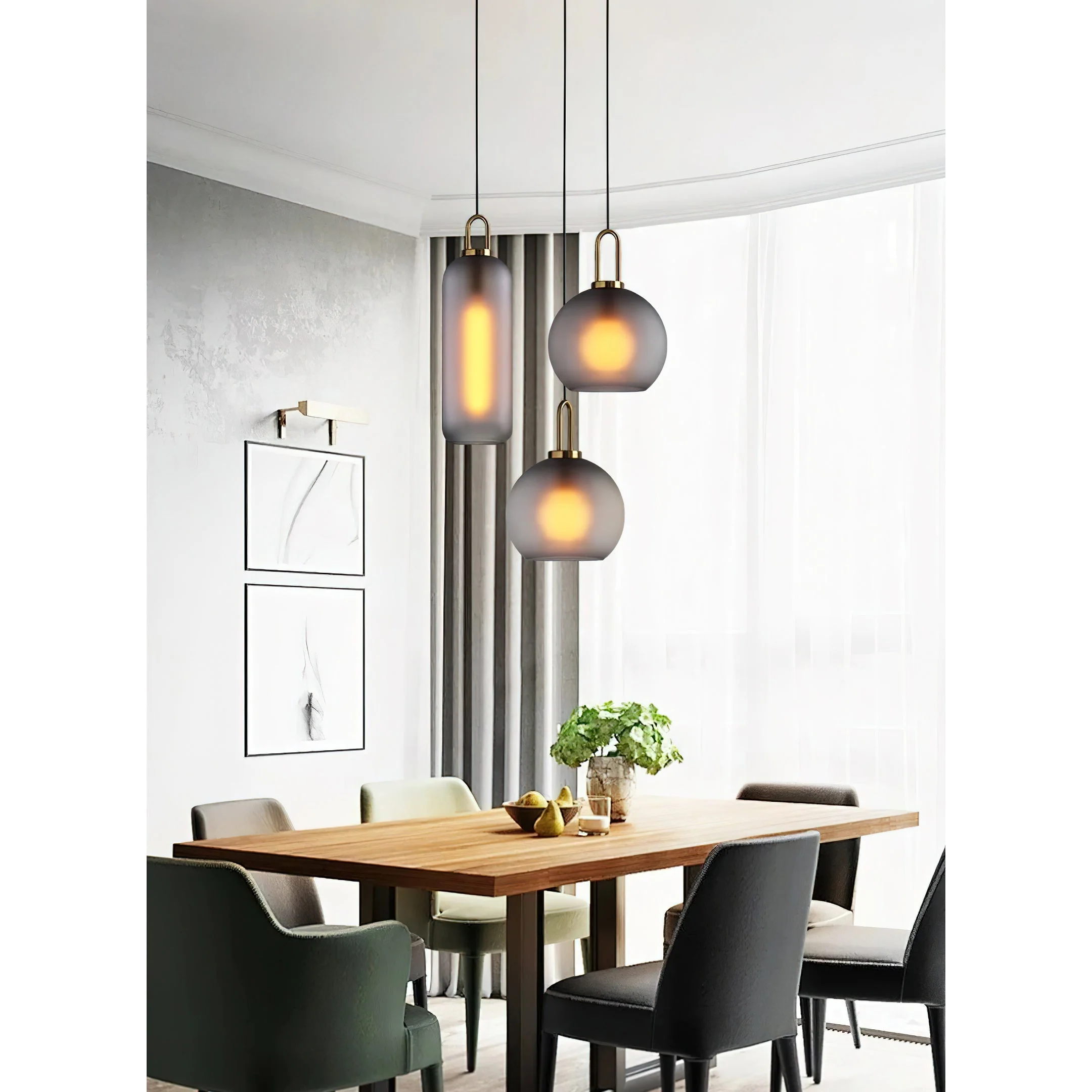 Iona Contemporary Glass Pendant Light - Image 26