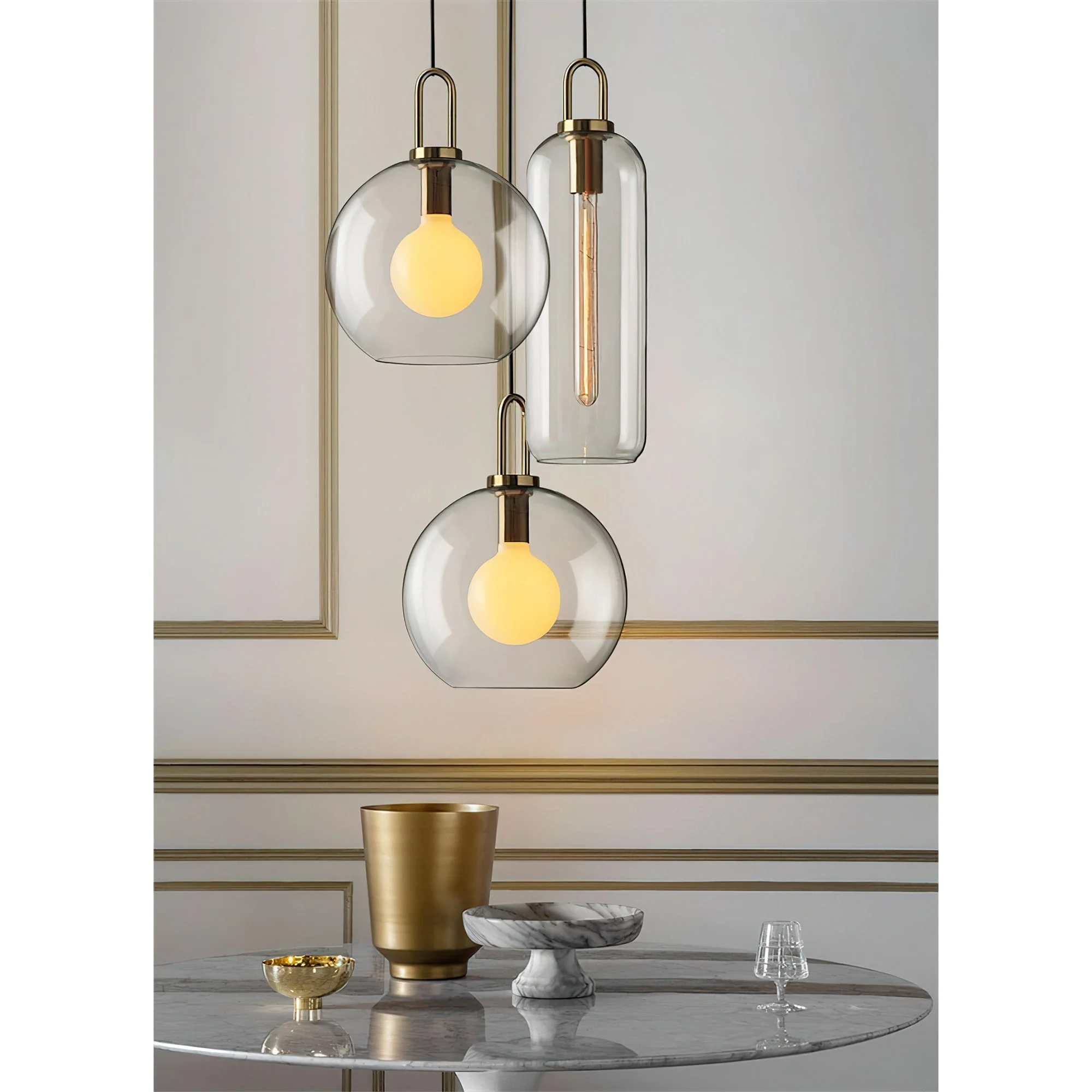 Iona Contemporary Glass Pendant Light - Image 27