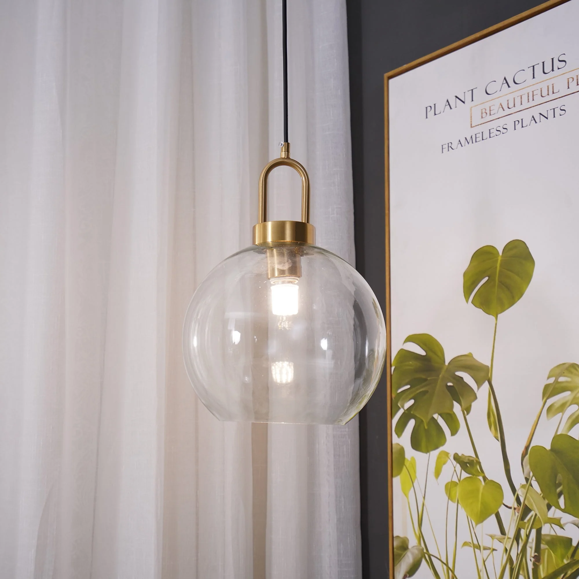 Iona Contemporary Glass Pendant Light - Image 4
