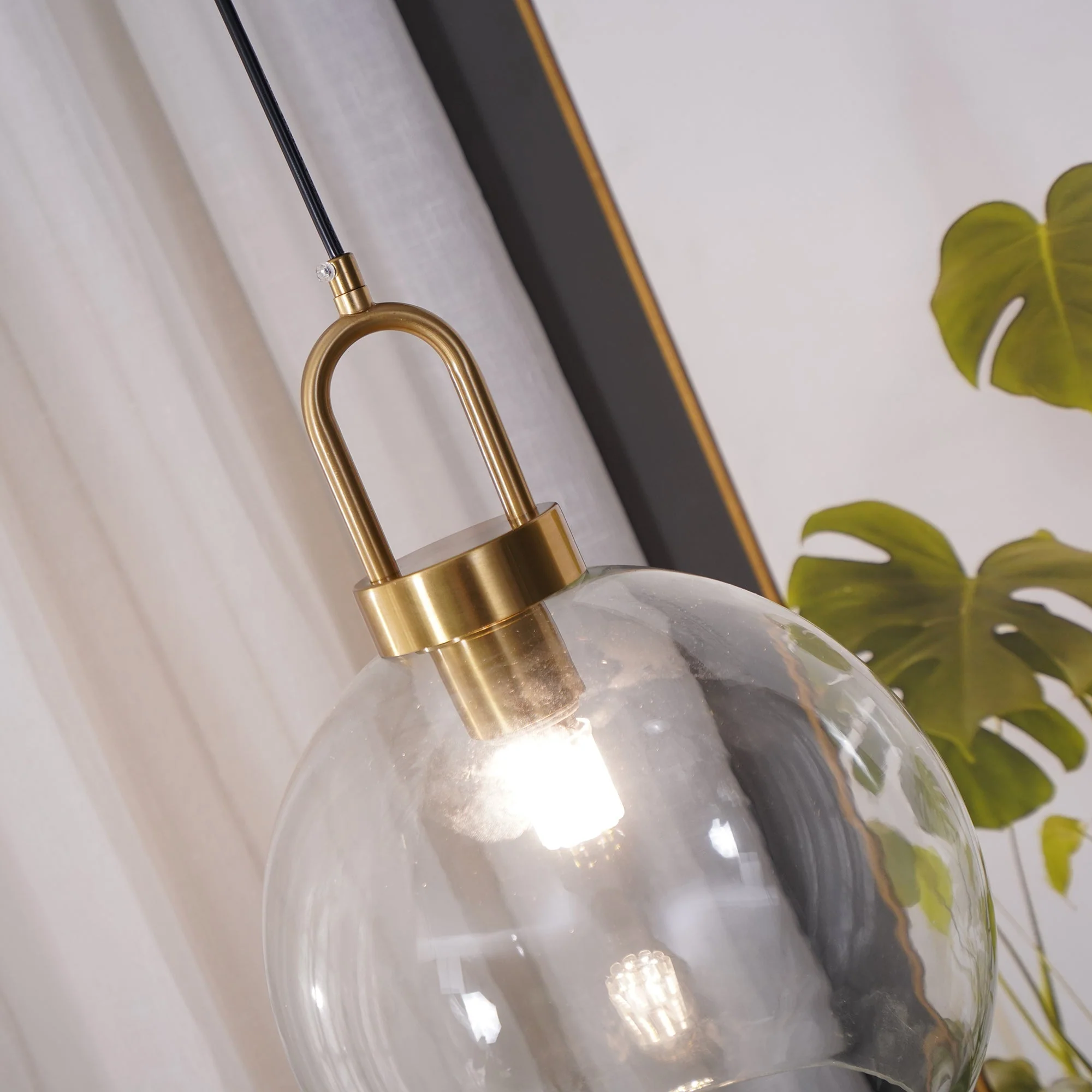 Iona Contemporary Glass Pendant Light - Image 47