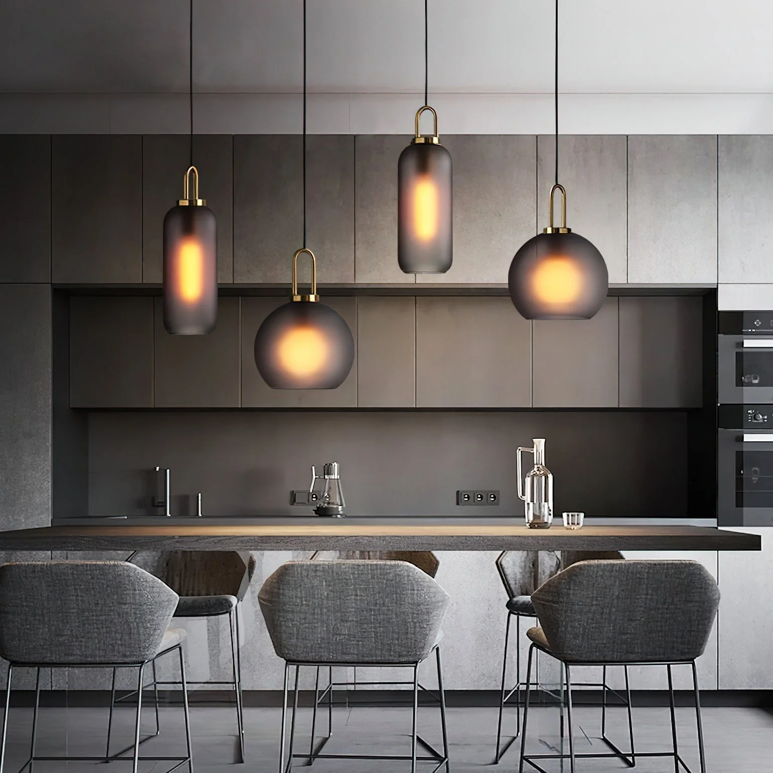 Iona Contemporary Glass Pendant Light - Image 6
