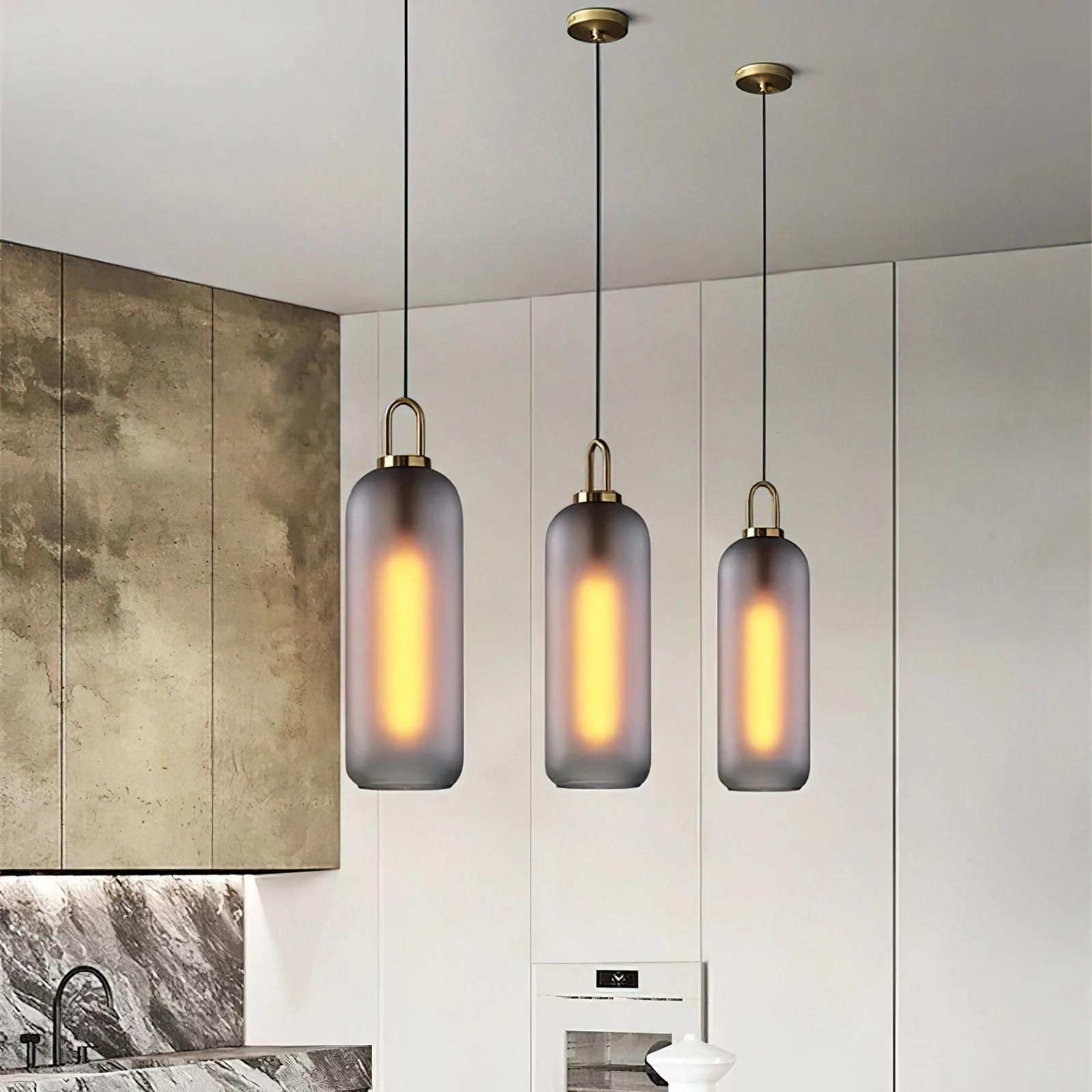 Iona Contemporary Glass Pendant Light - Image 7