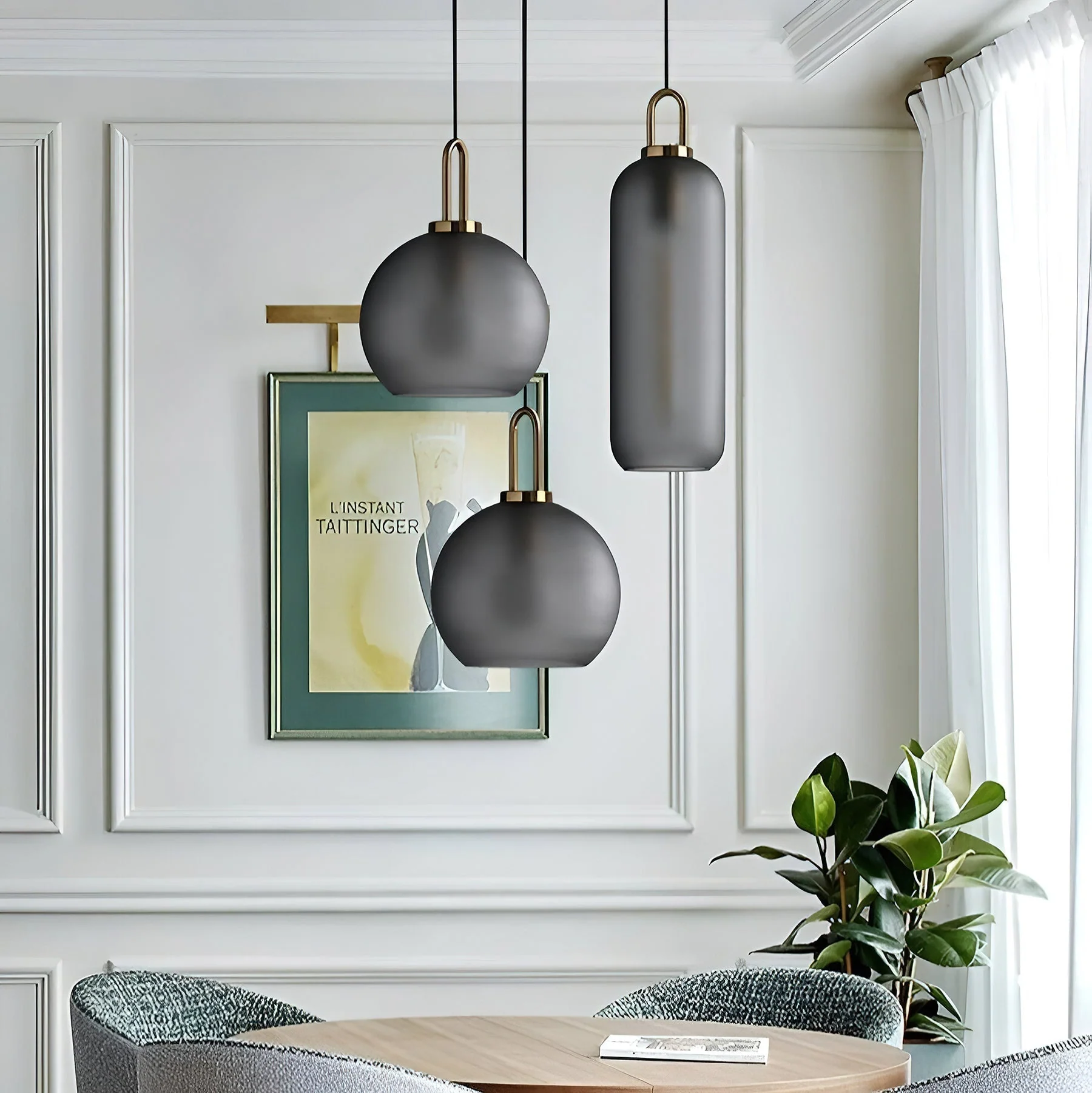 Iona Contemporary Glass Pendant Light - Image 8