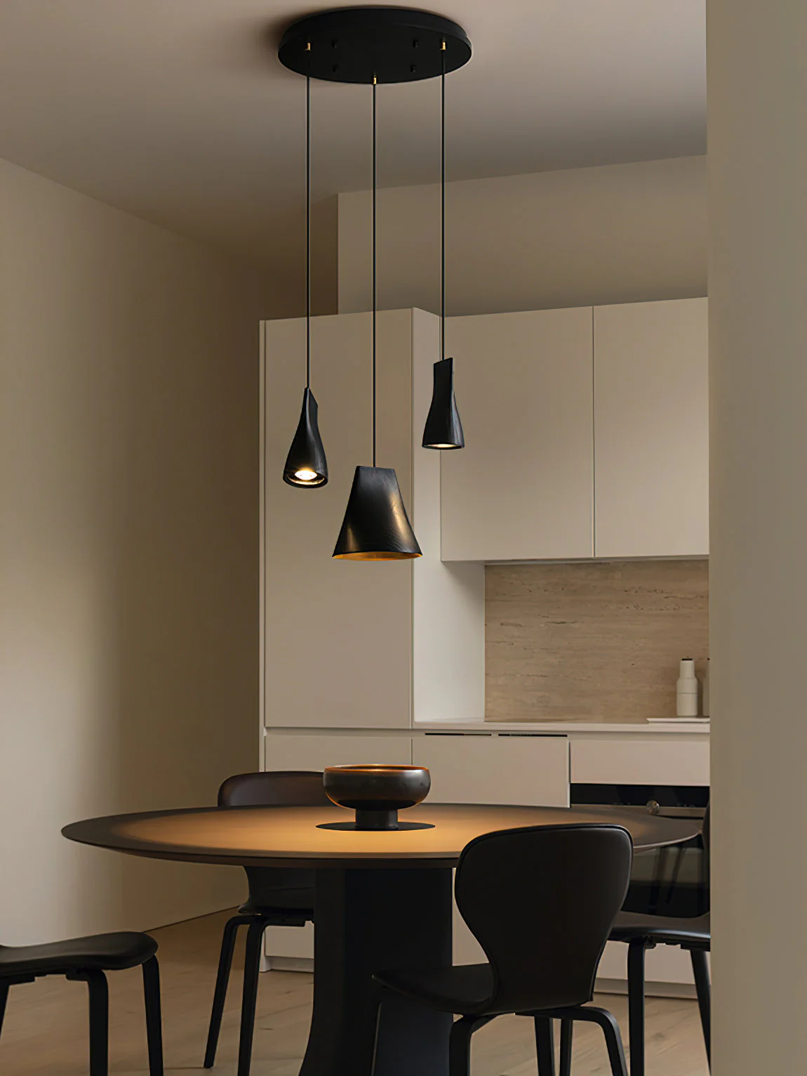 Ivarara Asymmetrical Wood Pendant Light - Image 117