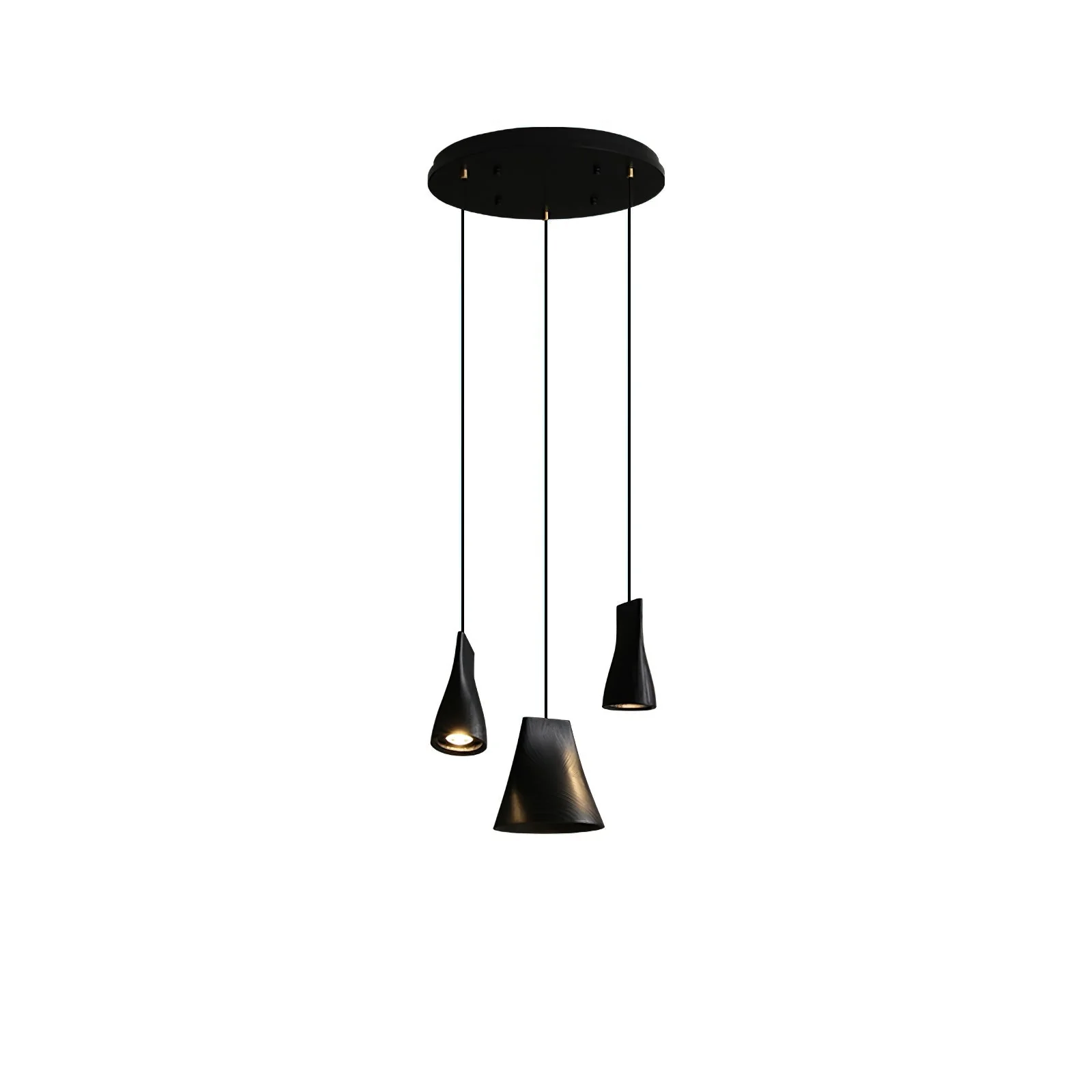 Ivarara Asymmetrical Wood Pendant Light - Image 121