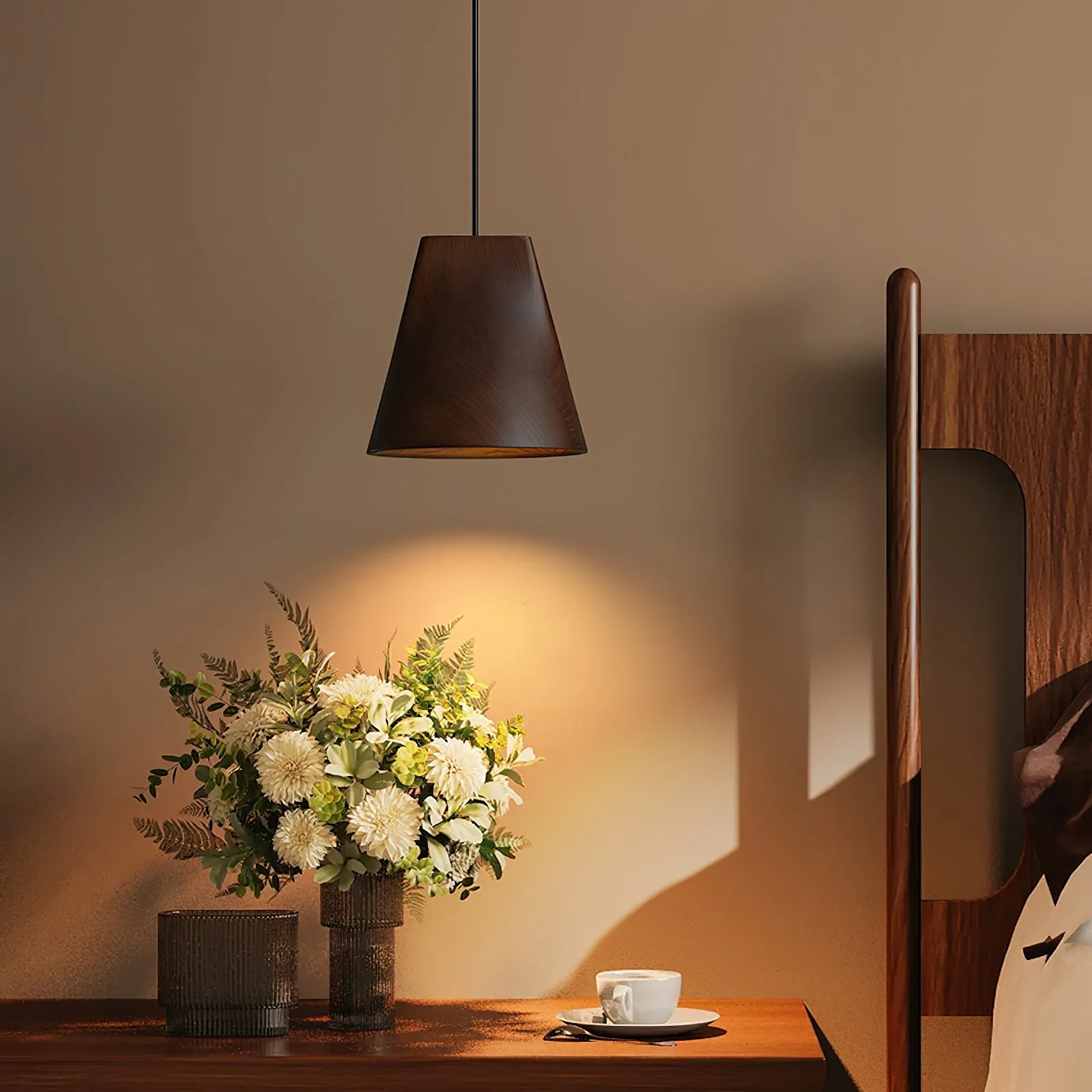 Ivarara Asymmetrical Wood Pendant Light - Image 123