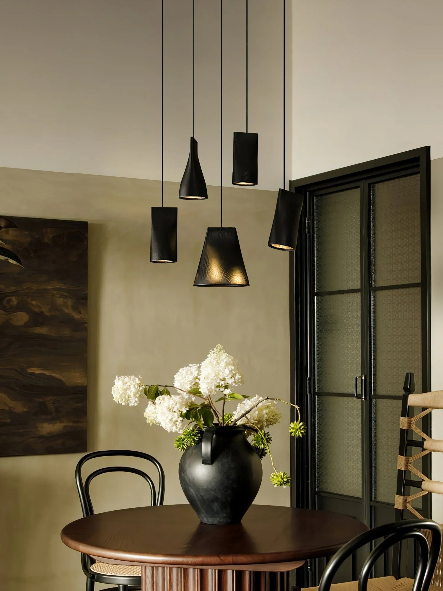Ivarara Asymmetrical Wood Pendant Light - Image 25