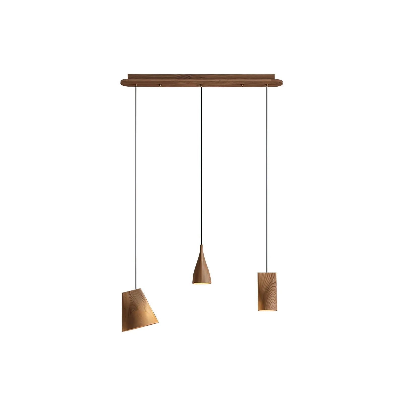 Ivarara Asymmetrical Wood Pendant Light - Image 47