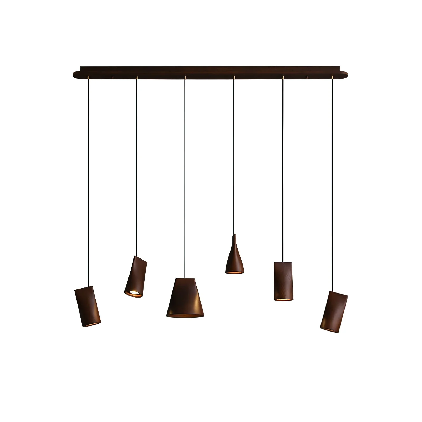 Ivarara Asymmetrical Wood Pendant Light - Image 55