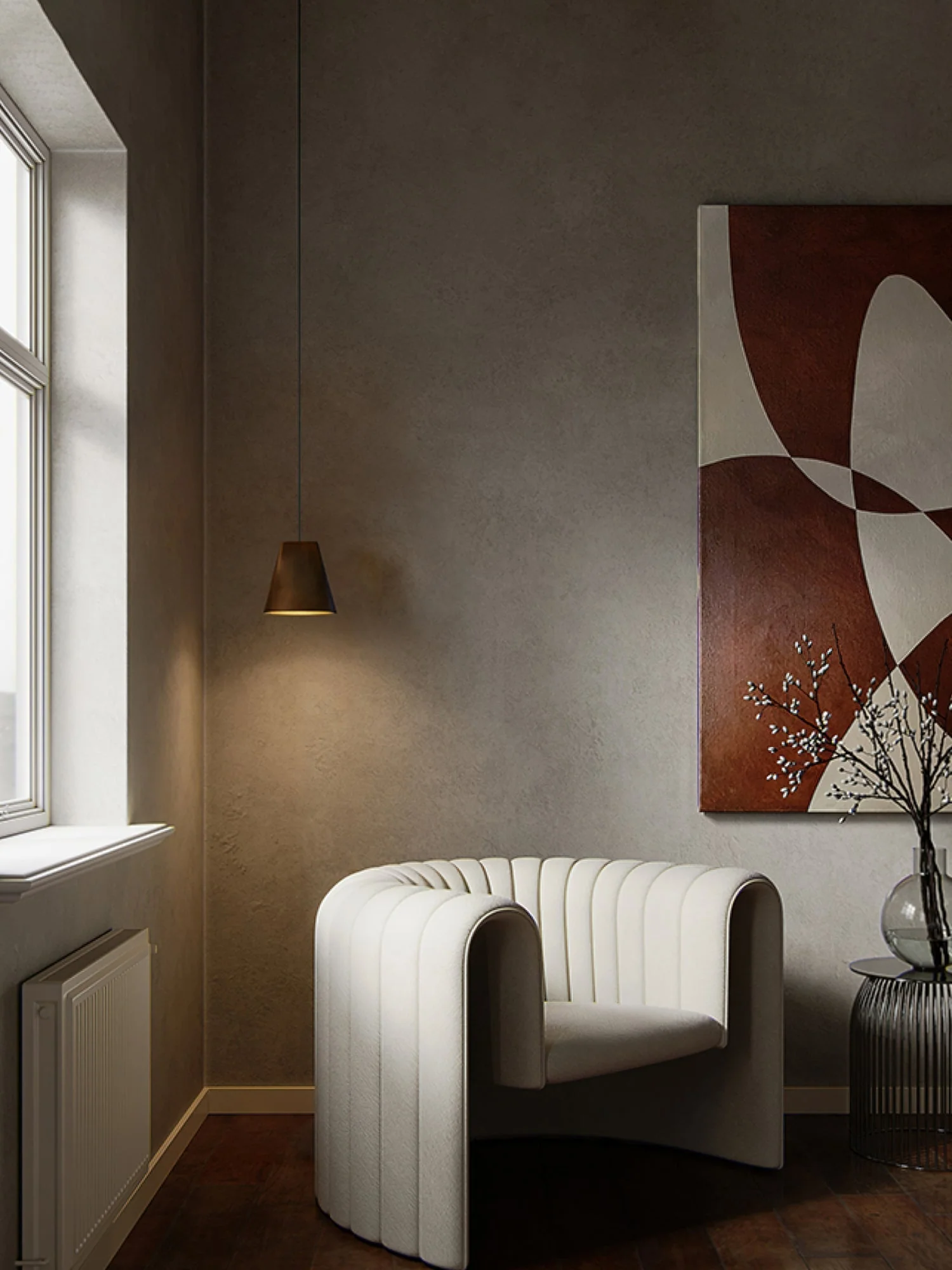 Ivarara Asymmetrical Wood Pendant Light - Image 61