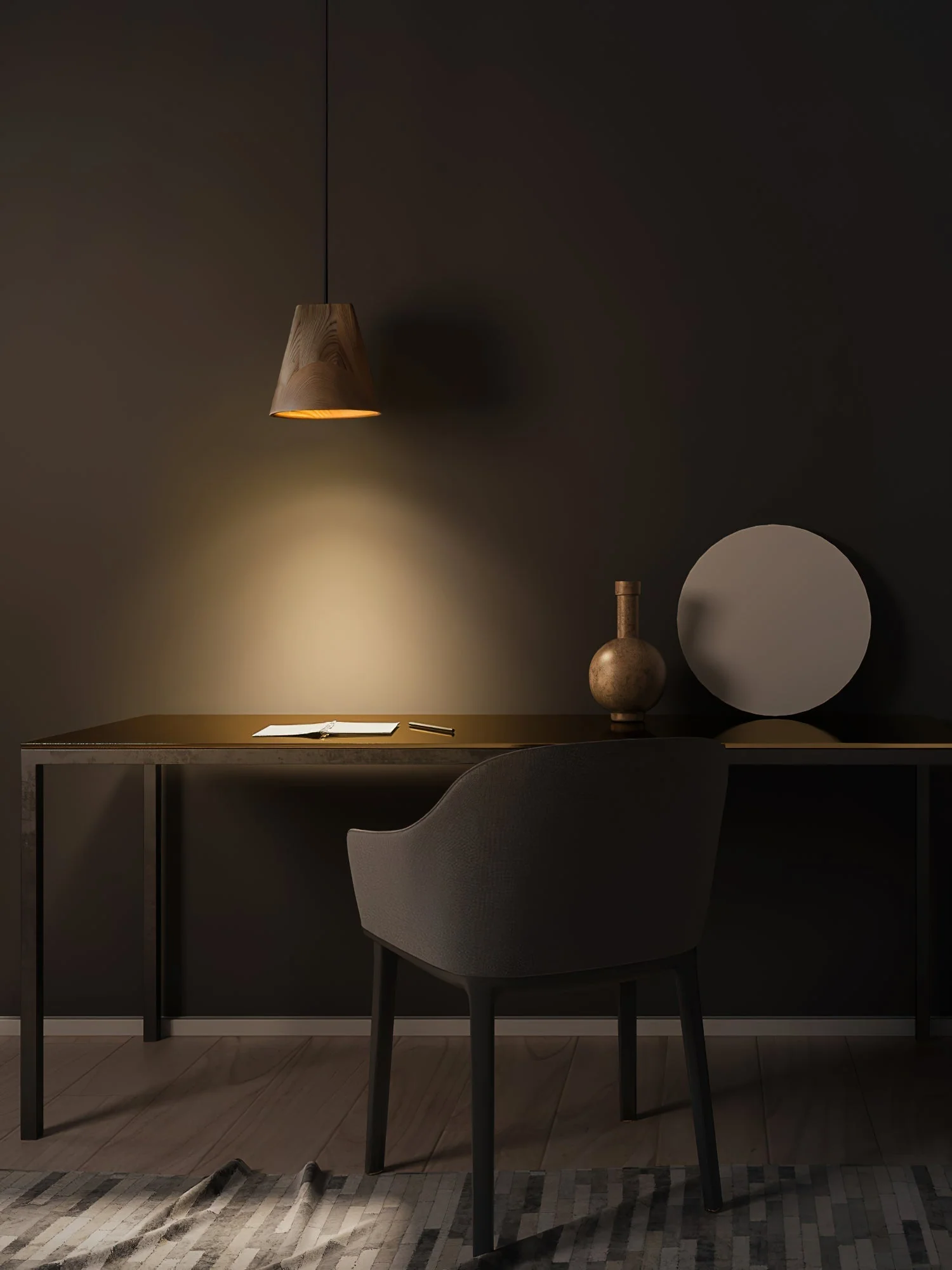 Ivarara Asymmetrical Wood Pendant Light - Image 70